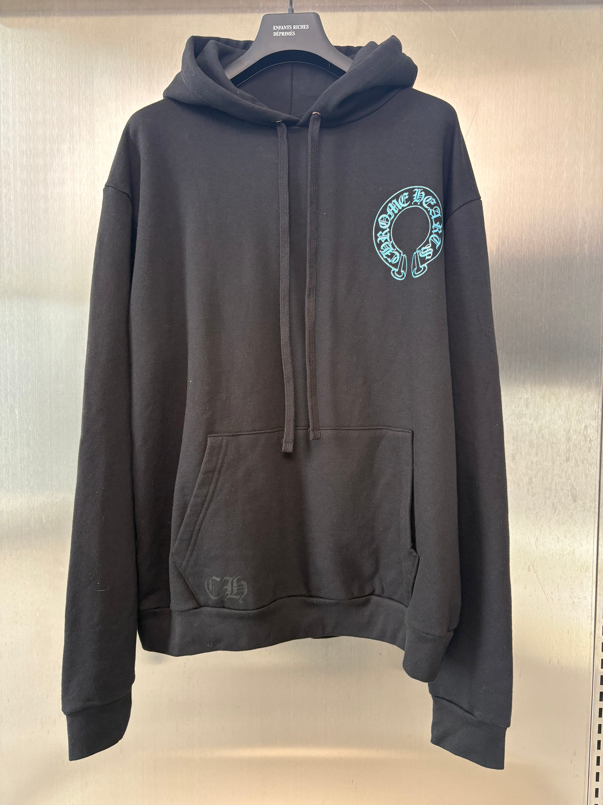 Chrome Hearts glitter friend&family horseshoe hoodie