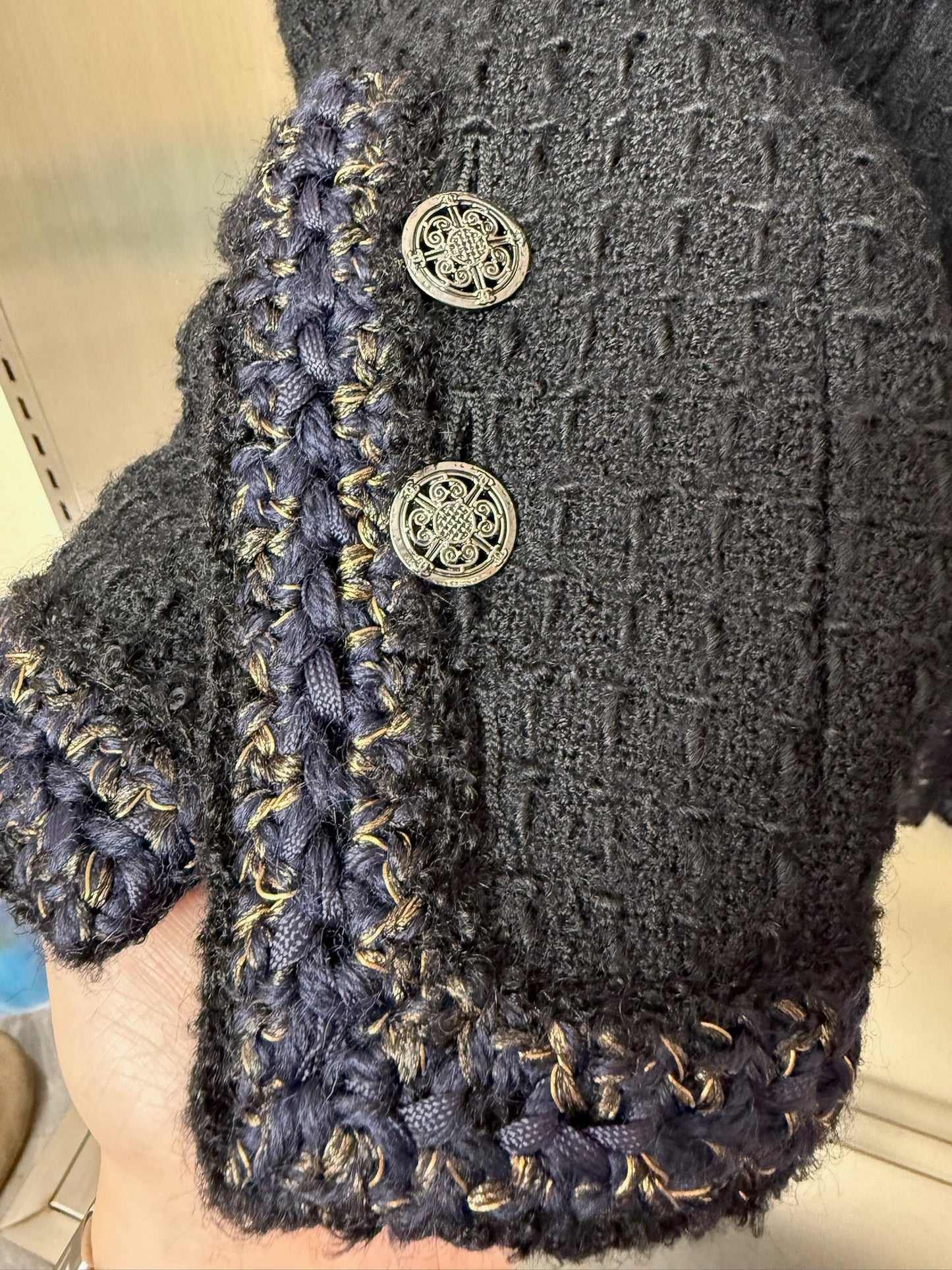 Chanel 10A Paris In Shanghai tweed jkt coat