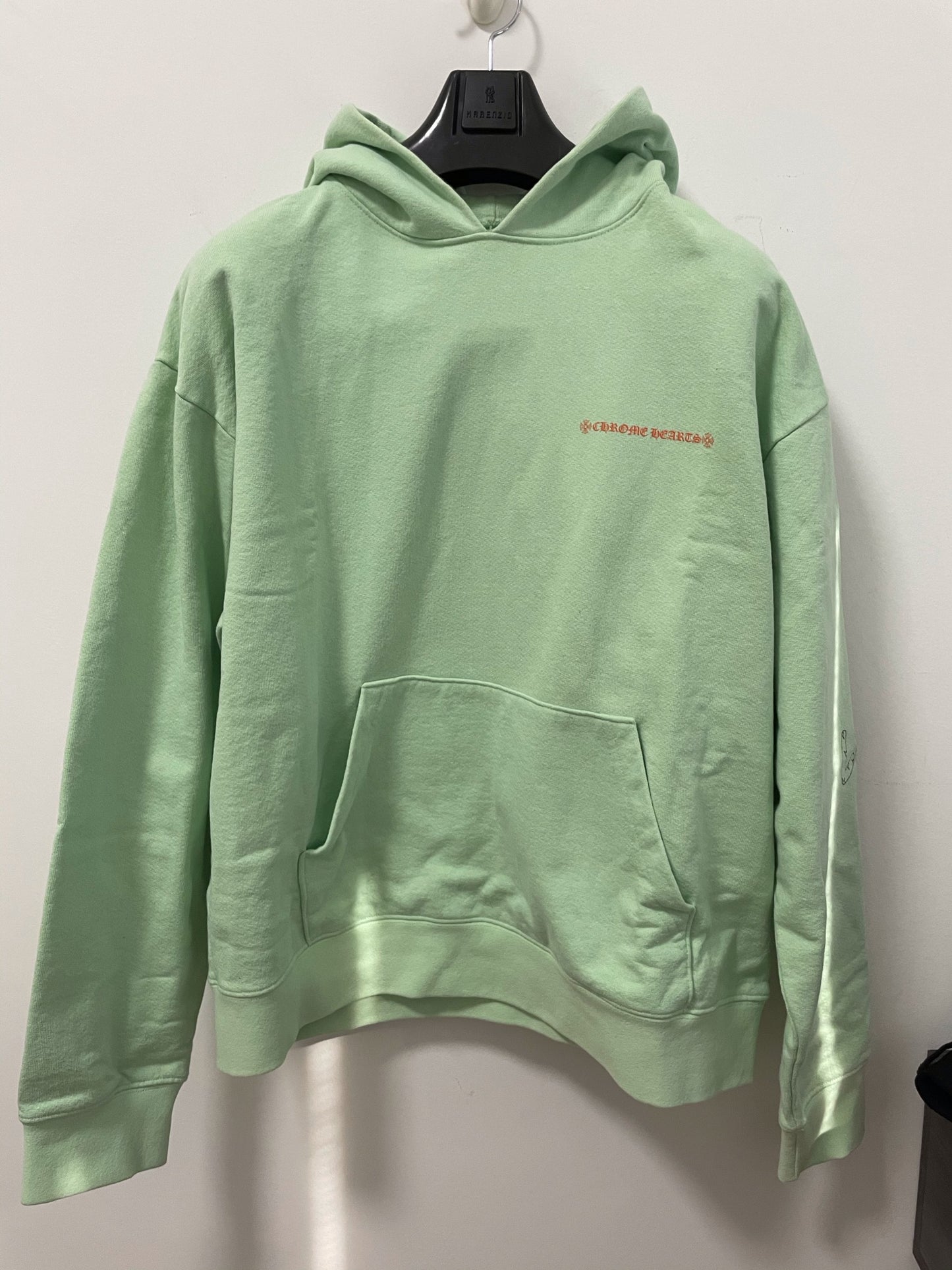 Chrome Hearts mattyboy lime green hoodie