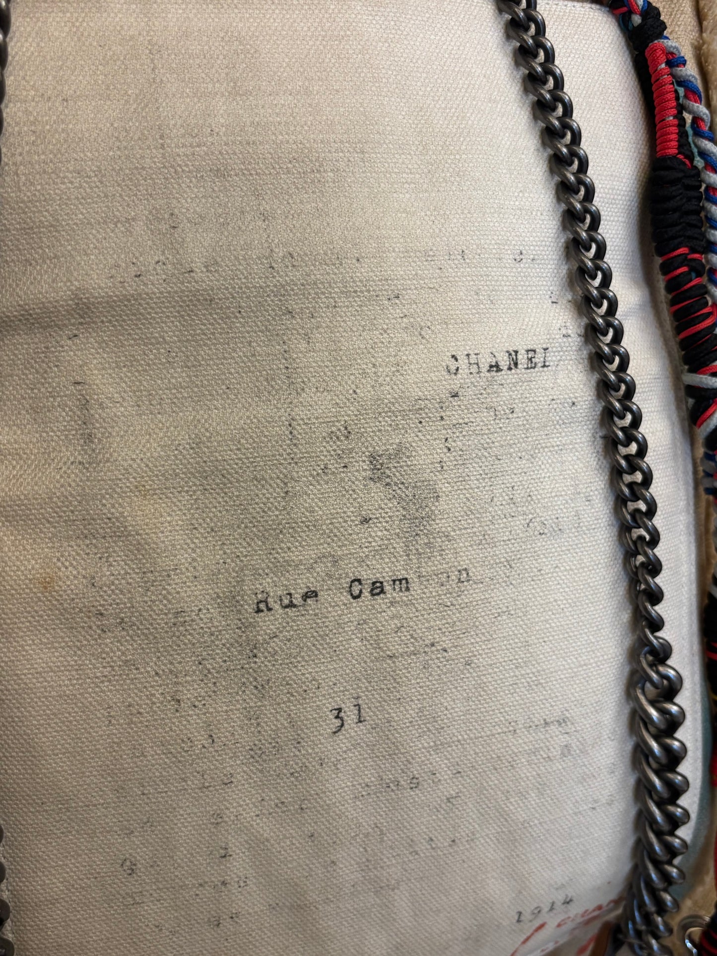 Chanel Multicolor Graffiti Art School Tote Bag