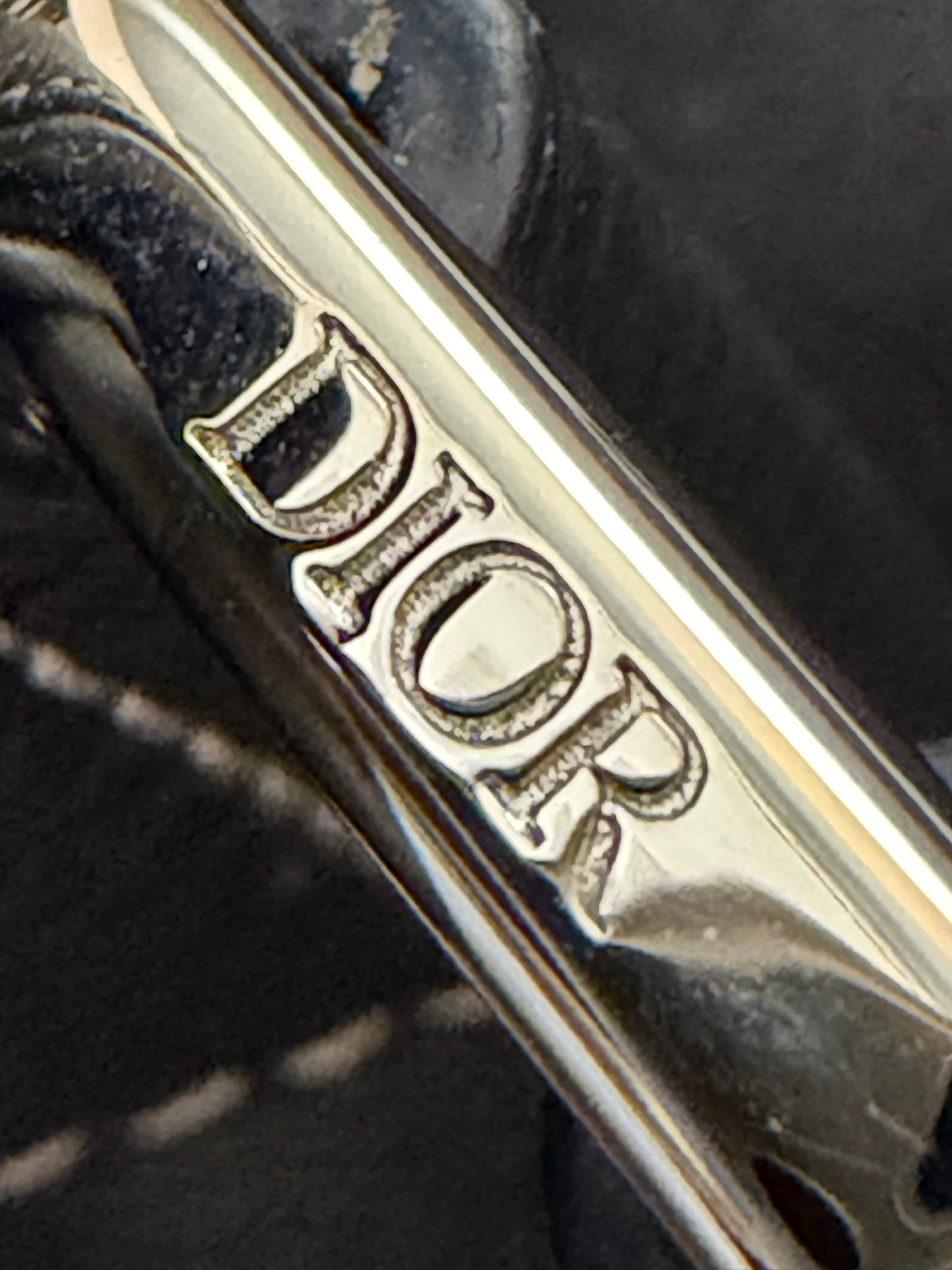 Christian Dior Men Saddle Leather Bag In Navy