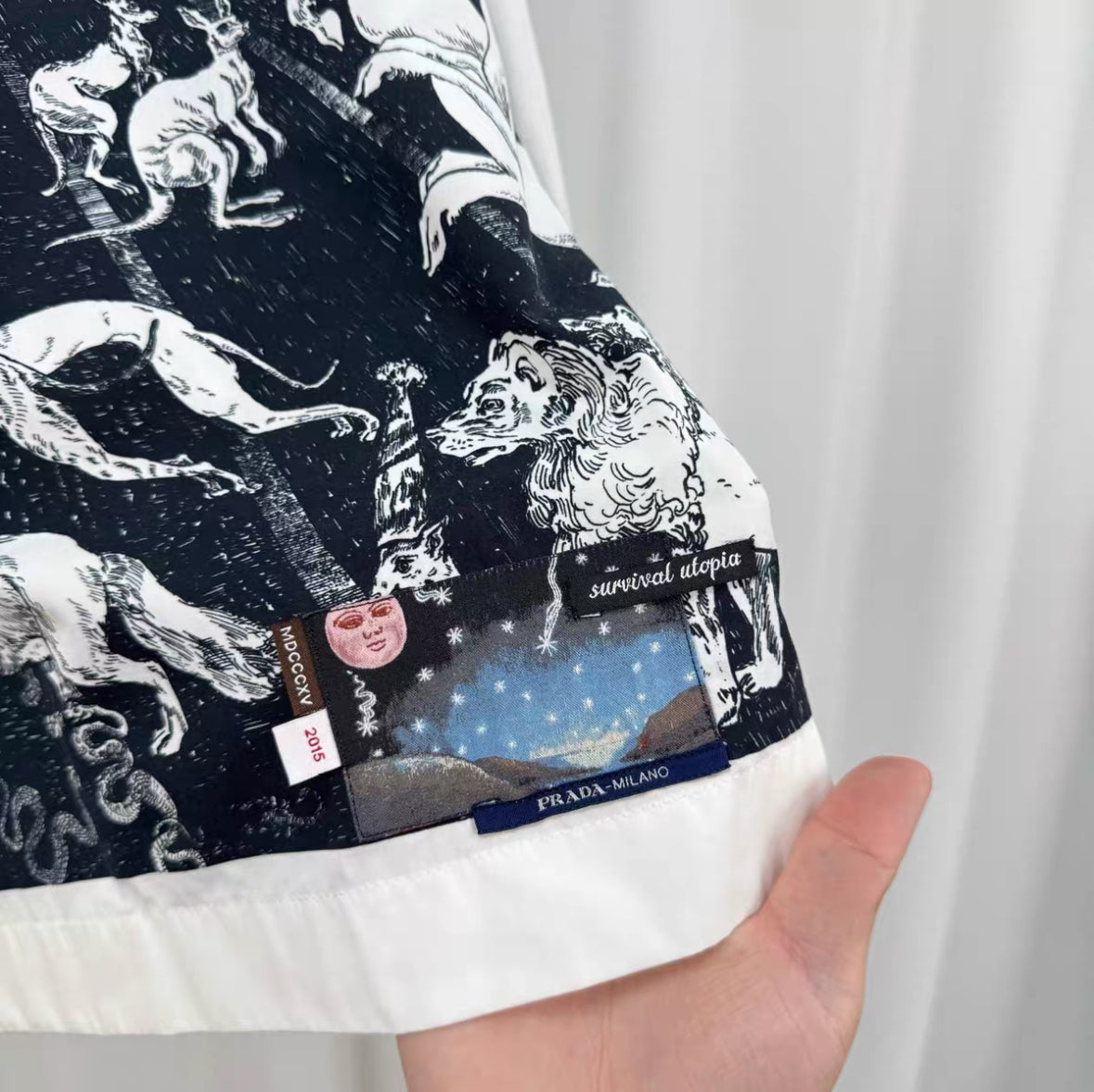Prada Archive 16AW Christophe Chemin Utopia shirt