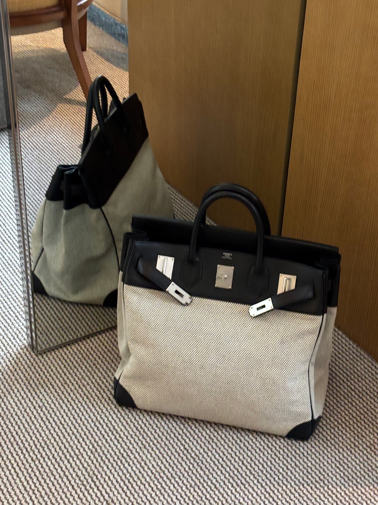 Hermes Hac 40 canvas