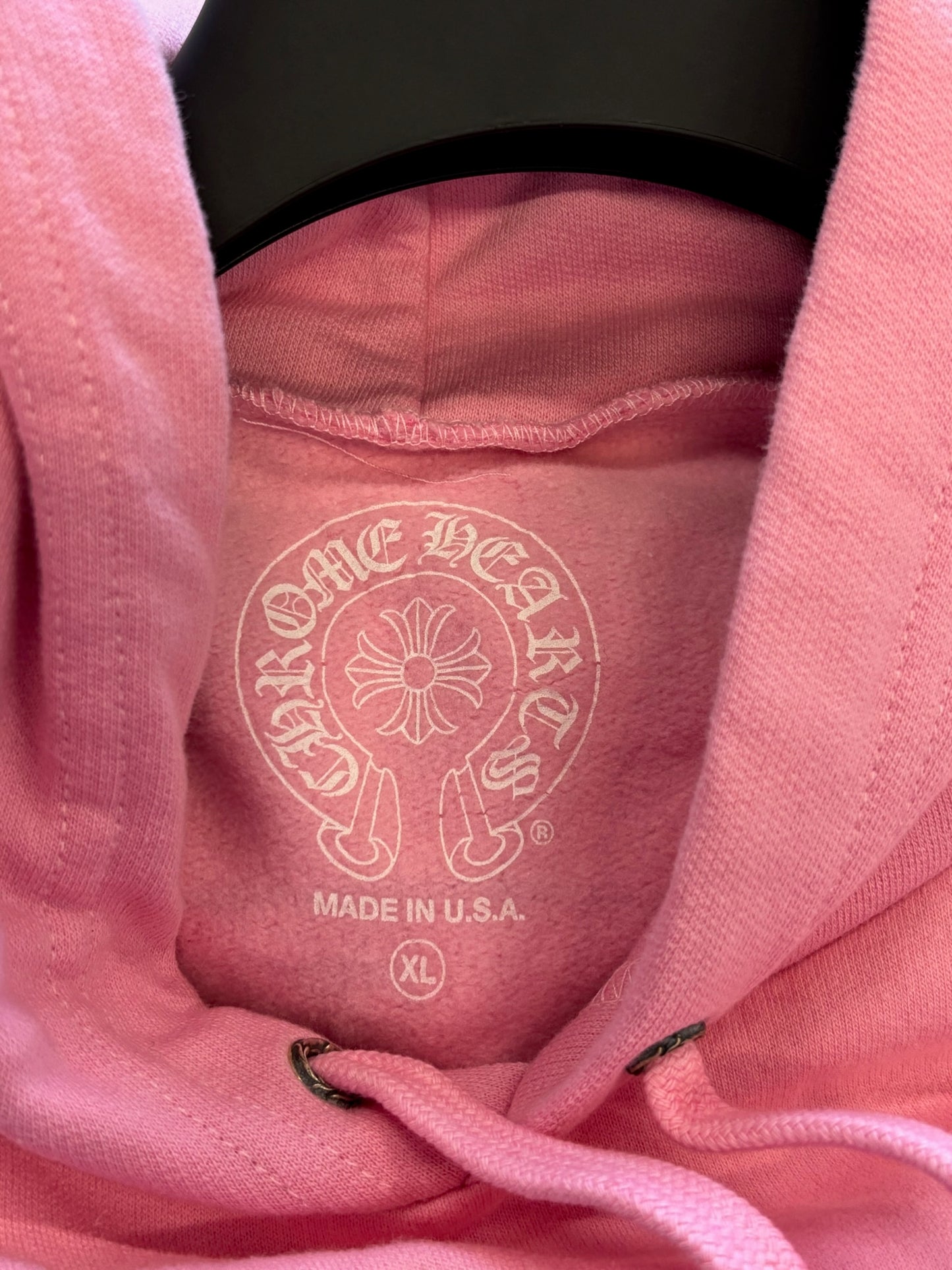 Chrome hearts NYC exclusive pink horseshoe hoodie
