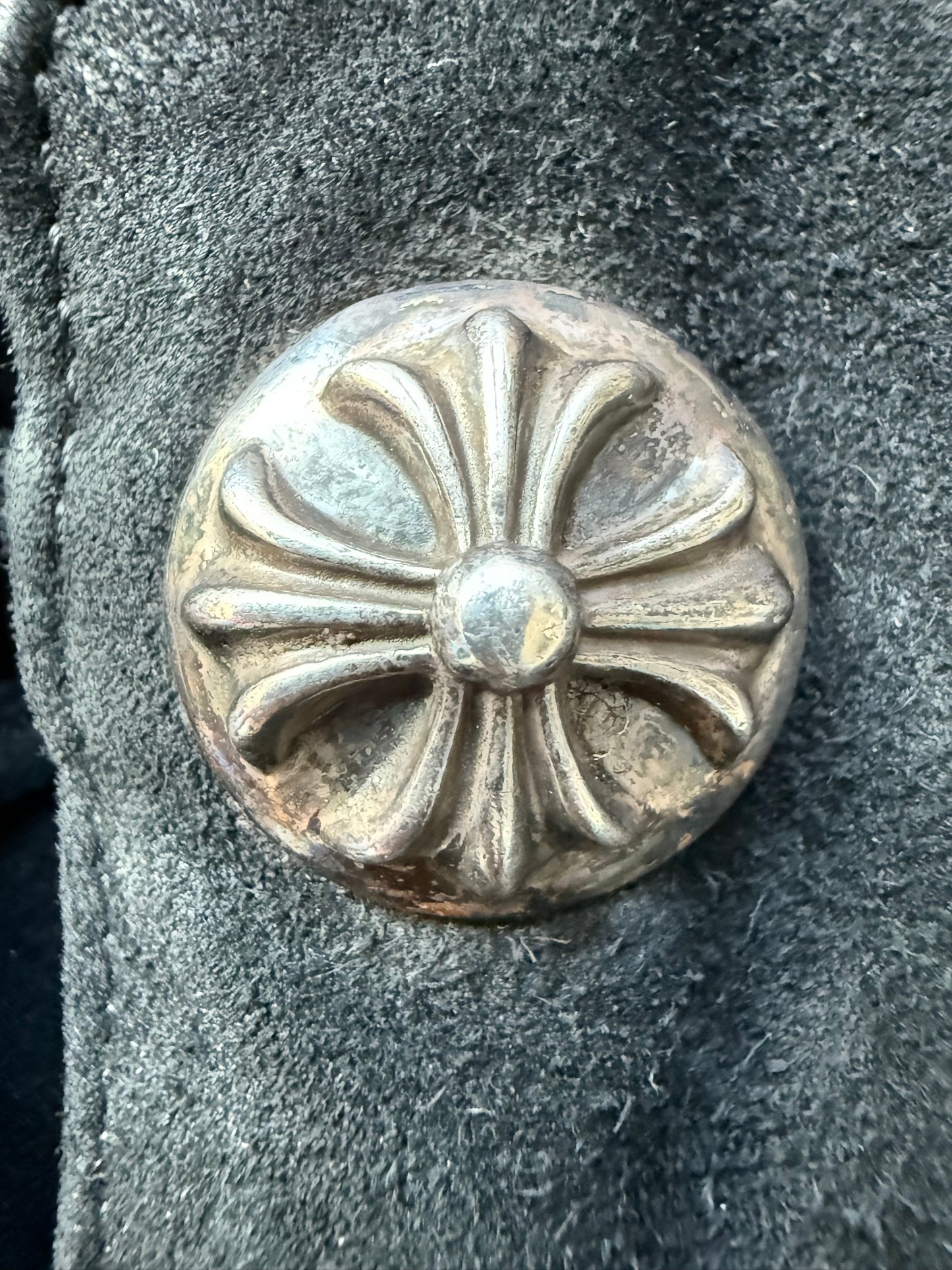 Chrome Hearts Vintage suede leather vest