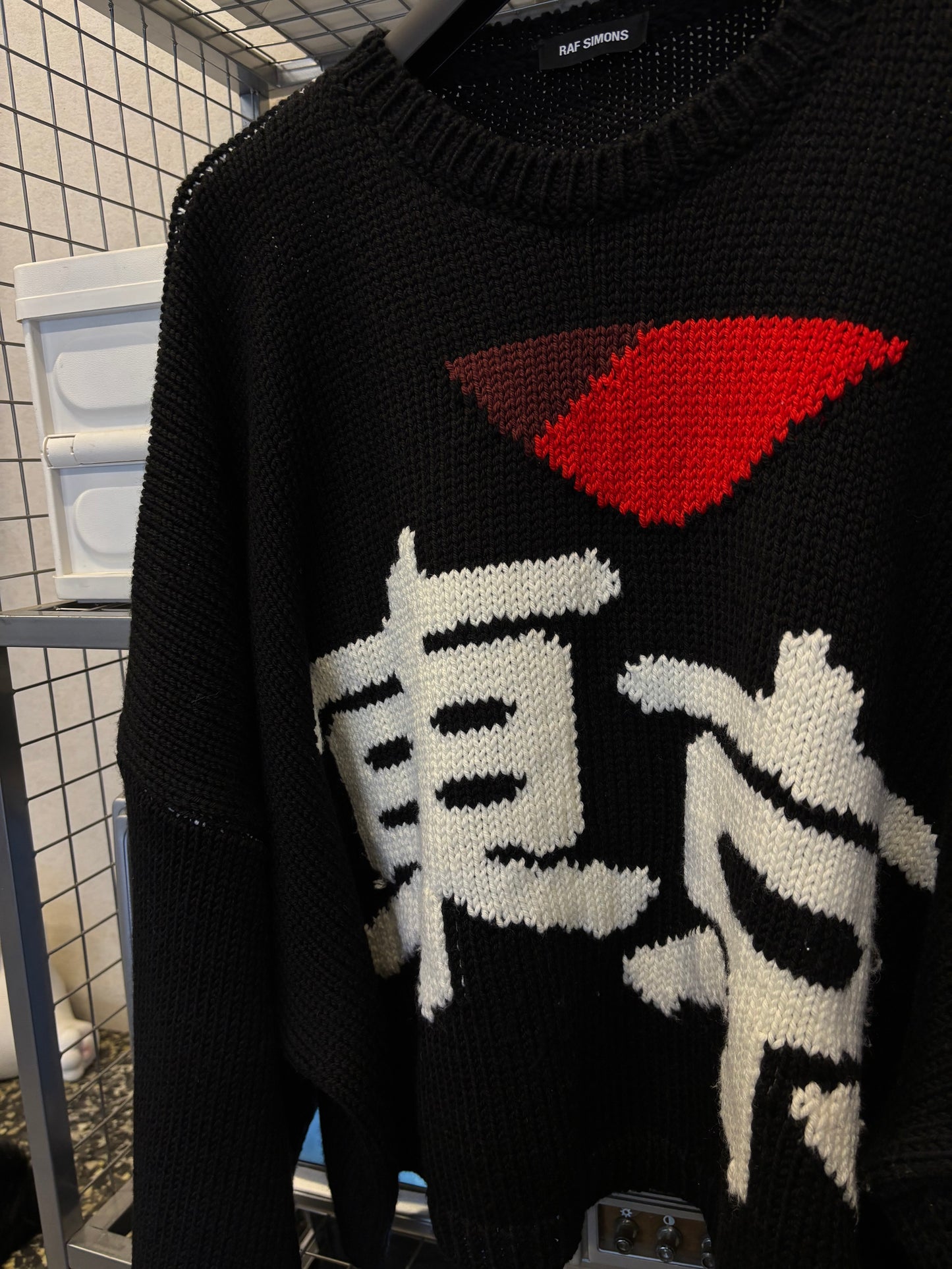 RAF SIMONS I Heart Tokyo Knit Sweater