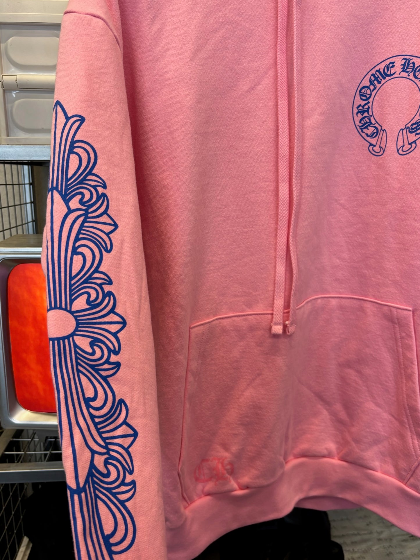 Chrome hearts NYC exclusive pink horseshoe hoodie
