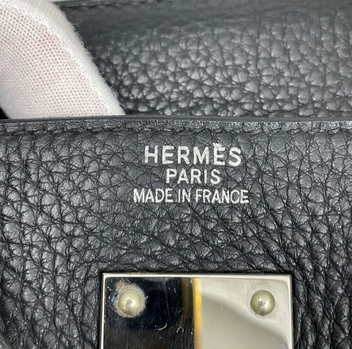 Hermes HAC 50 Black Travel Bag
