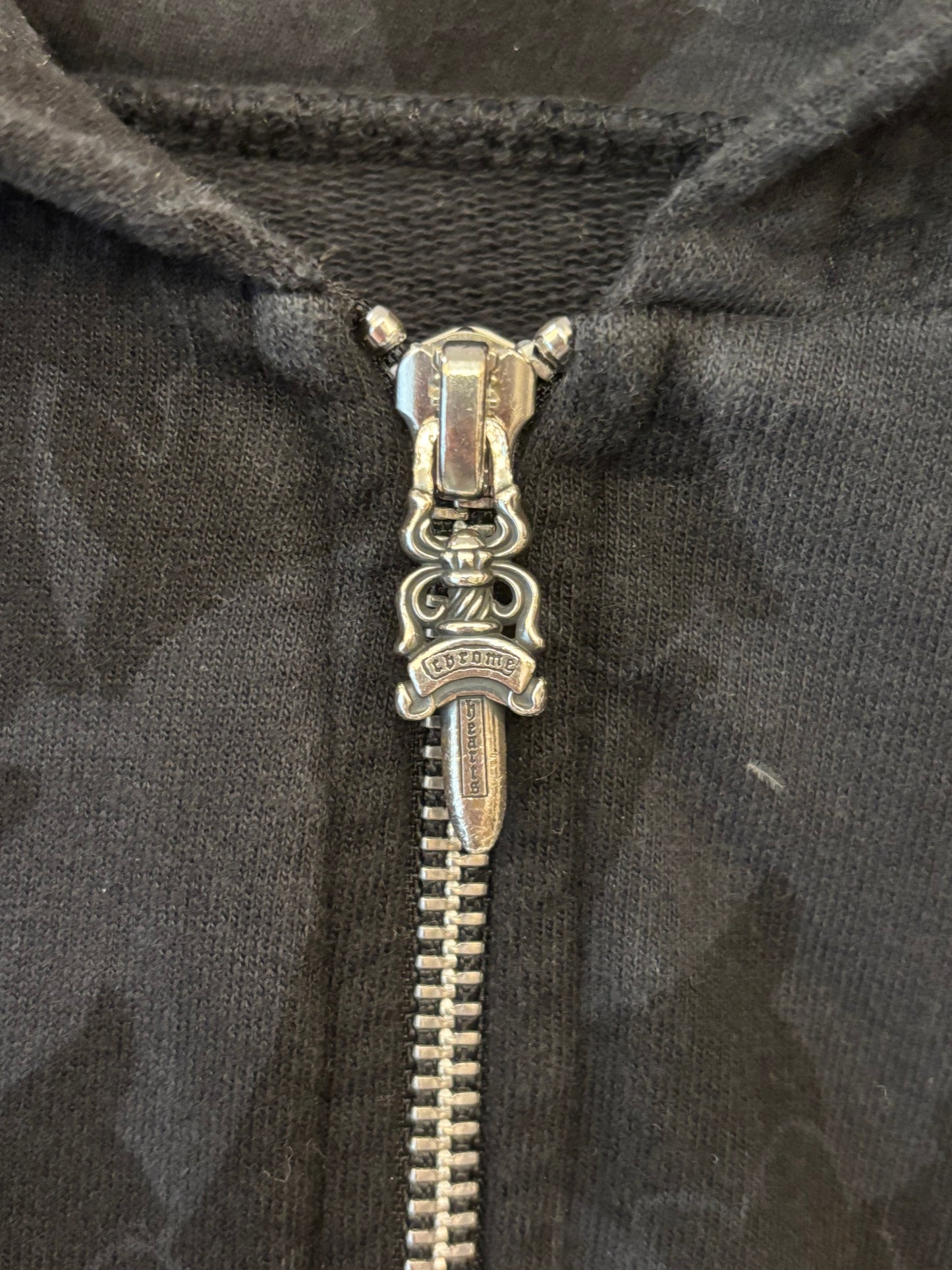 Chrome Hearts All Over Print Zip Up Hoodie