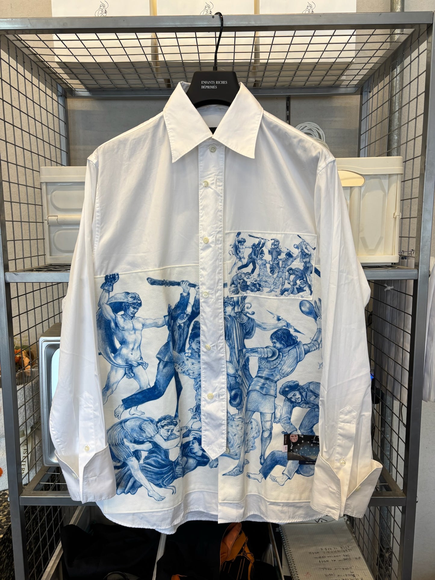 Prada 2016 Important Ones long sleeves shirt