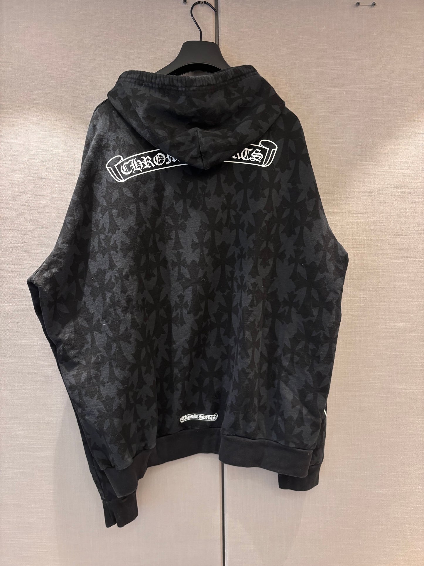 Chrome Hearts All Over Print Zip Up Hoodie