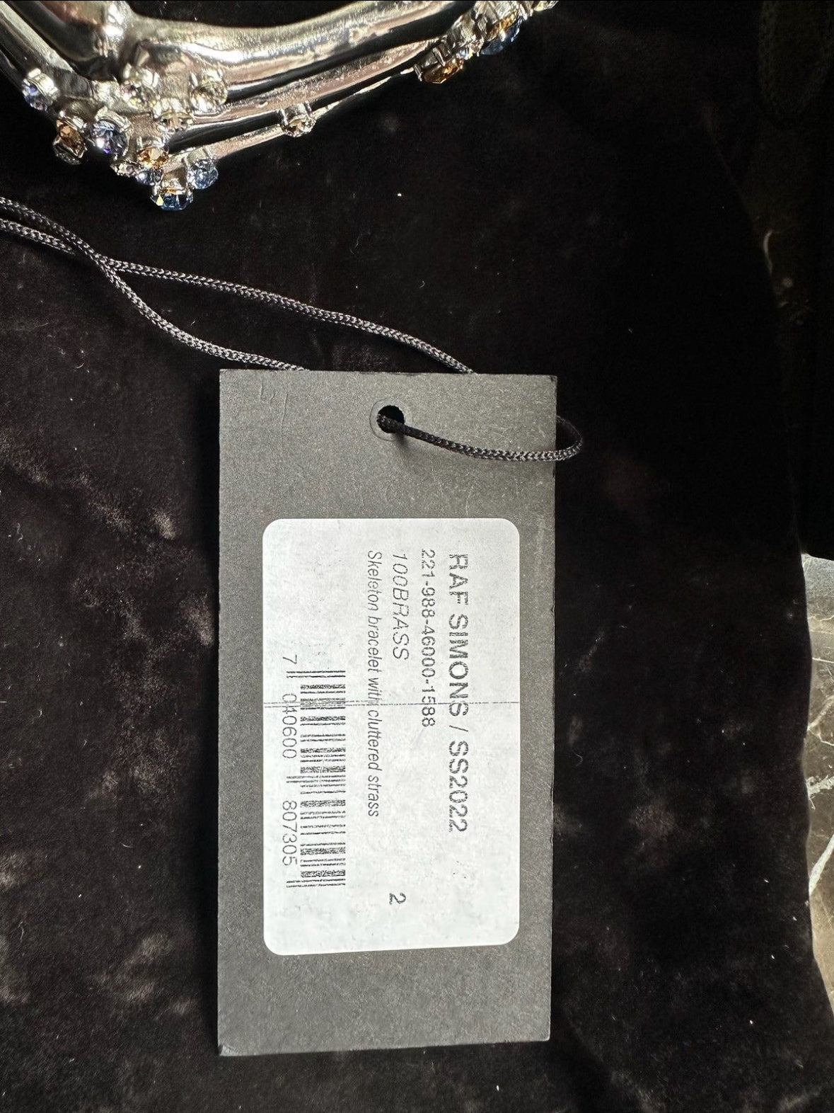 Raf Simons SS22 Skeleton Bracelet