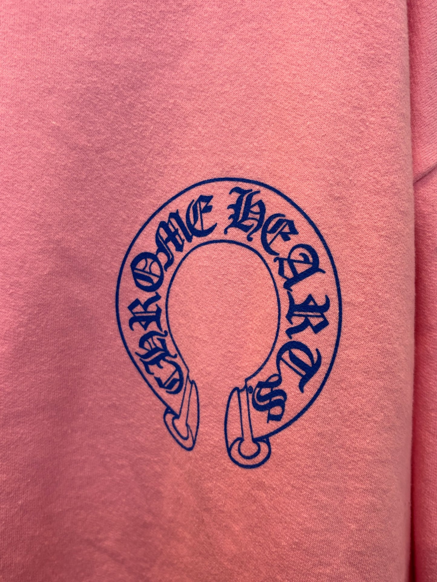 Chrome hearts NYC exclusive pink horseshoe hoodie