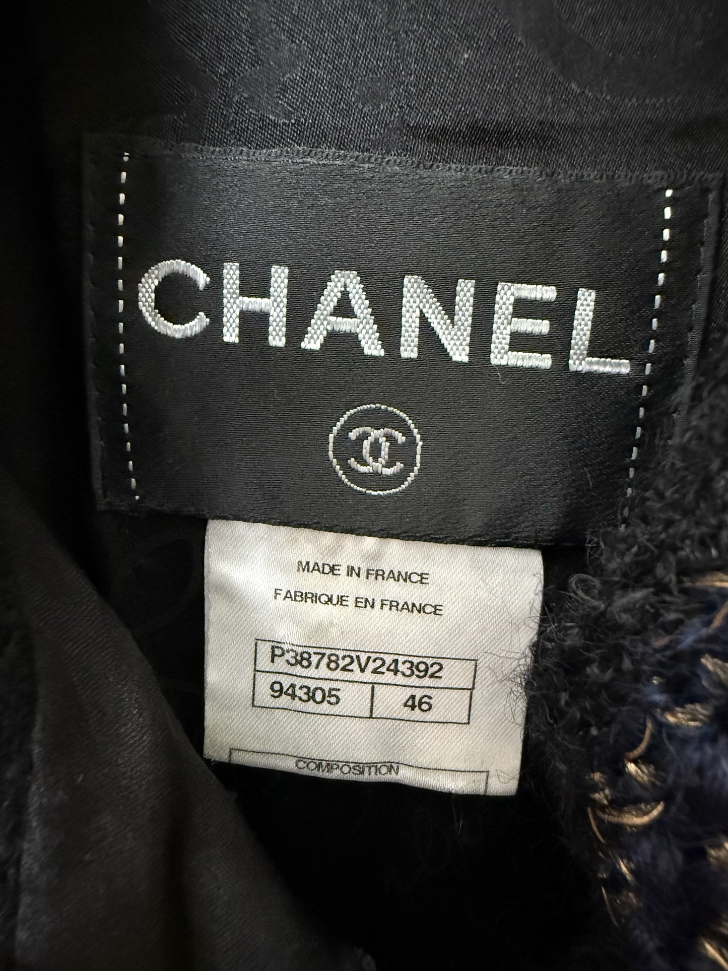 Chanel 10A Paris In Shanghai tweed jkt coat
