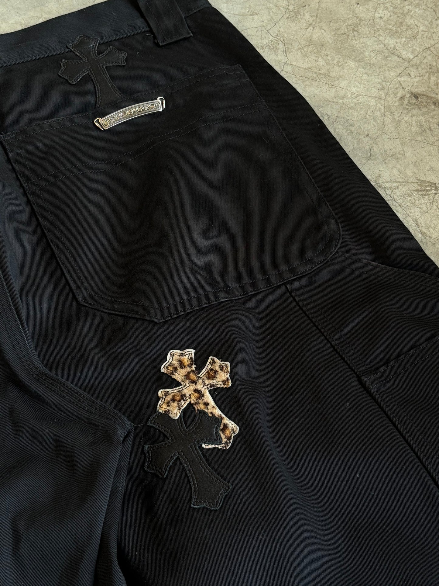 Chrome Hearts Leopard Patches Chino Pants