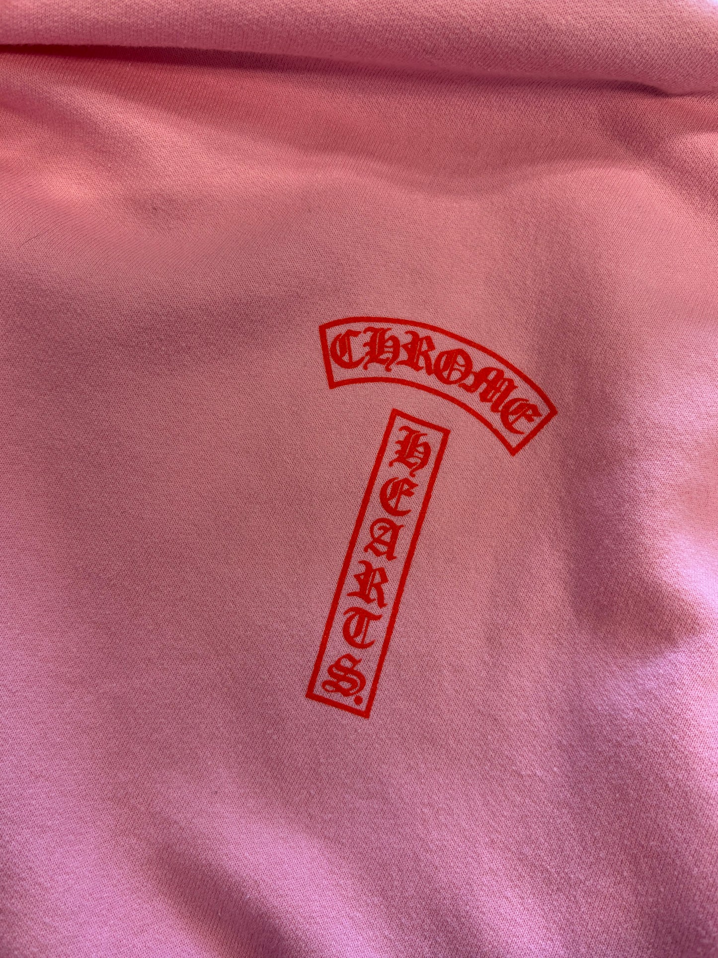 Chrome Hearts Online Exclusive Pink Hoodie