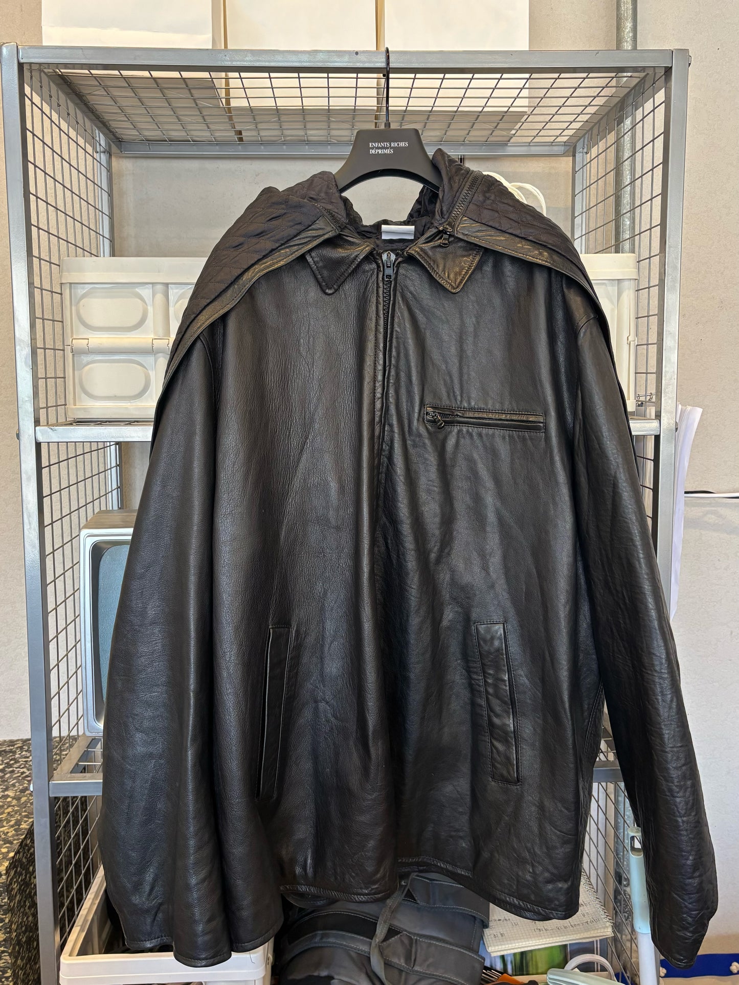 Vetements 19AW Incognito Leather Jacket