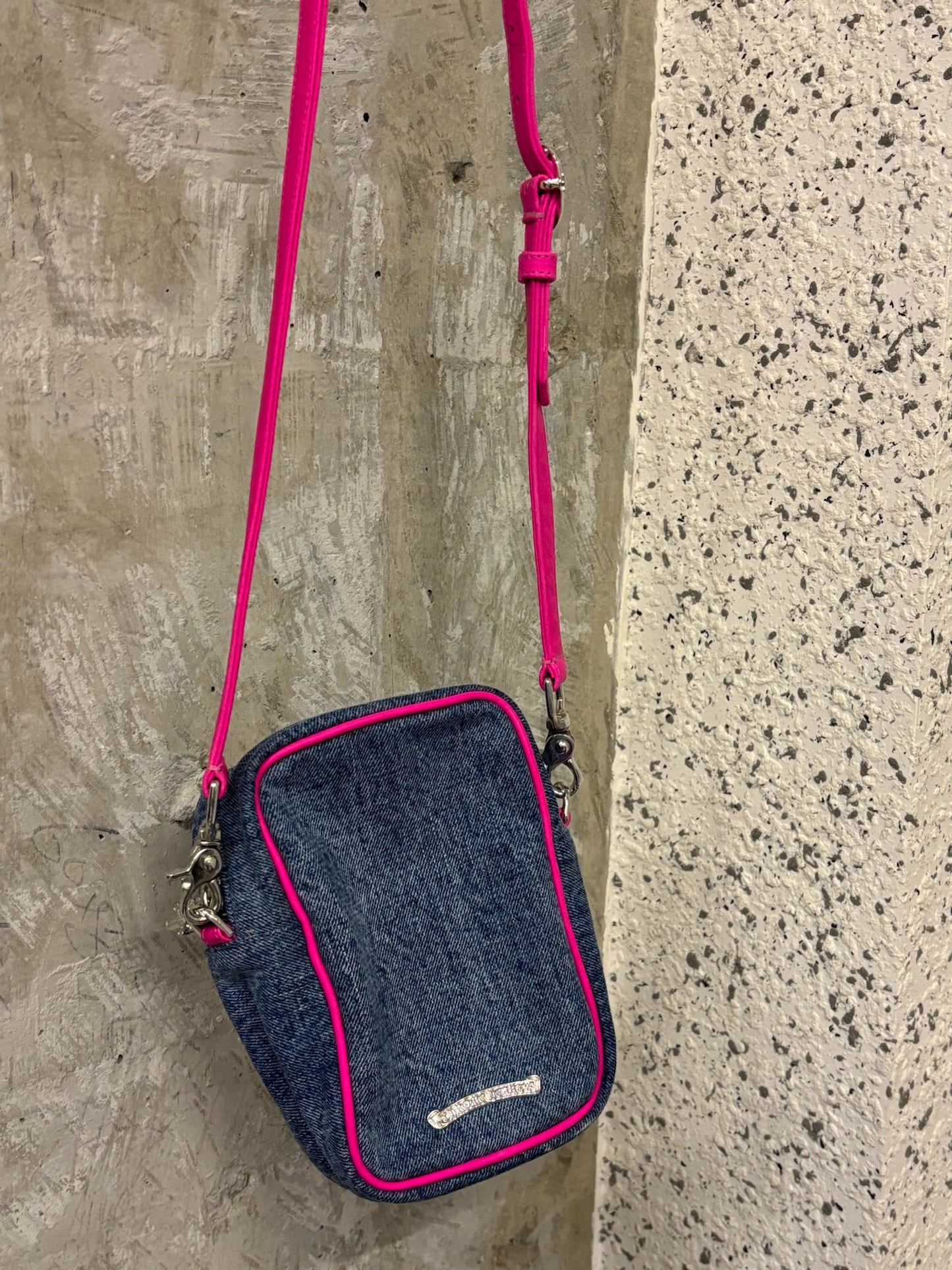 Chrome Hearts Denim Taka with Colored Cross Patches