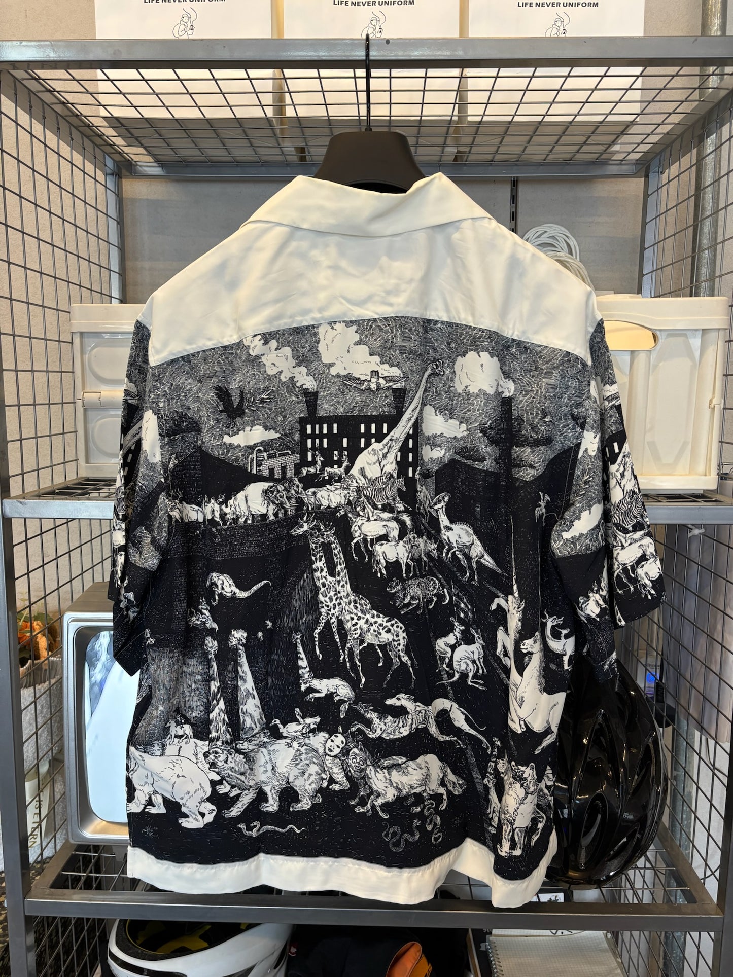 Prada FW16 Black Utopia Shirt