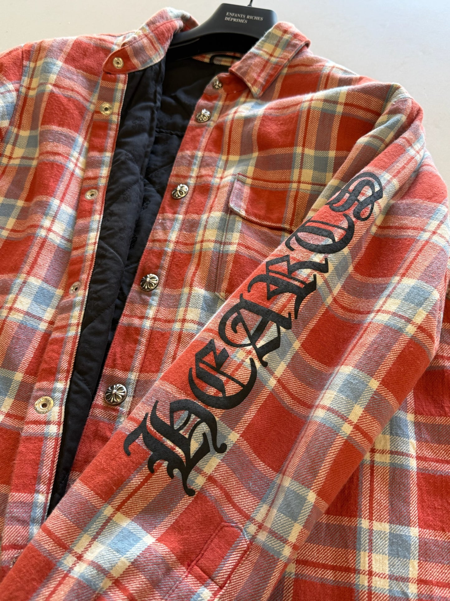 Chrome Hearts Padded Flannel Shirt