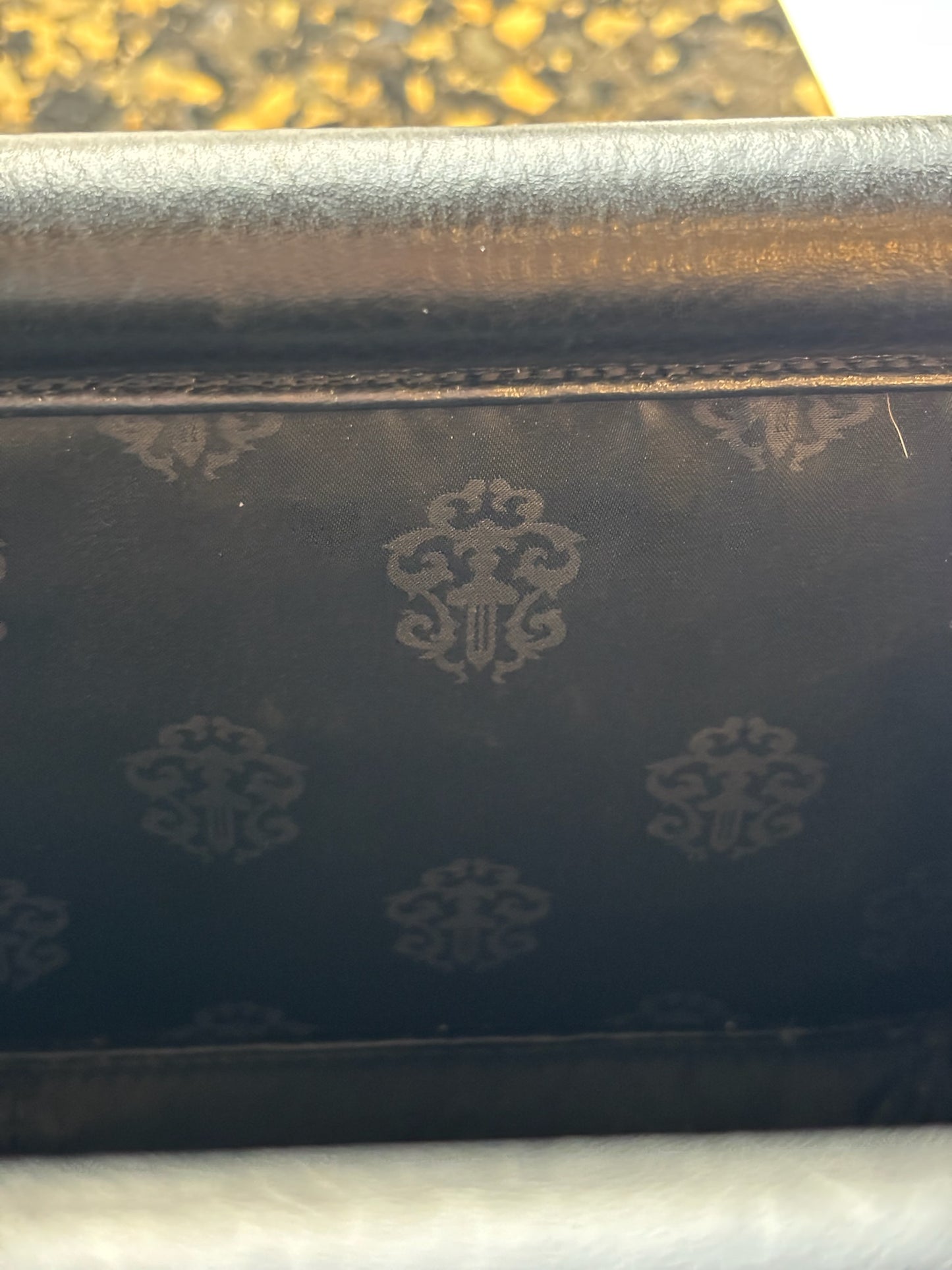 Chrome Hearts Full Cross Patches Leather Magazine Rack