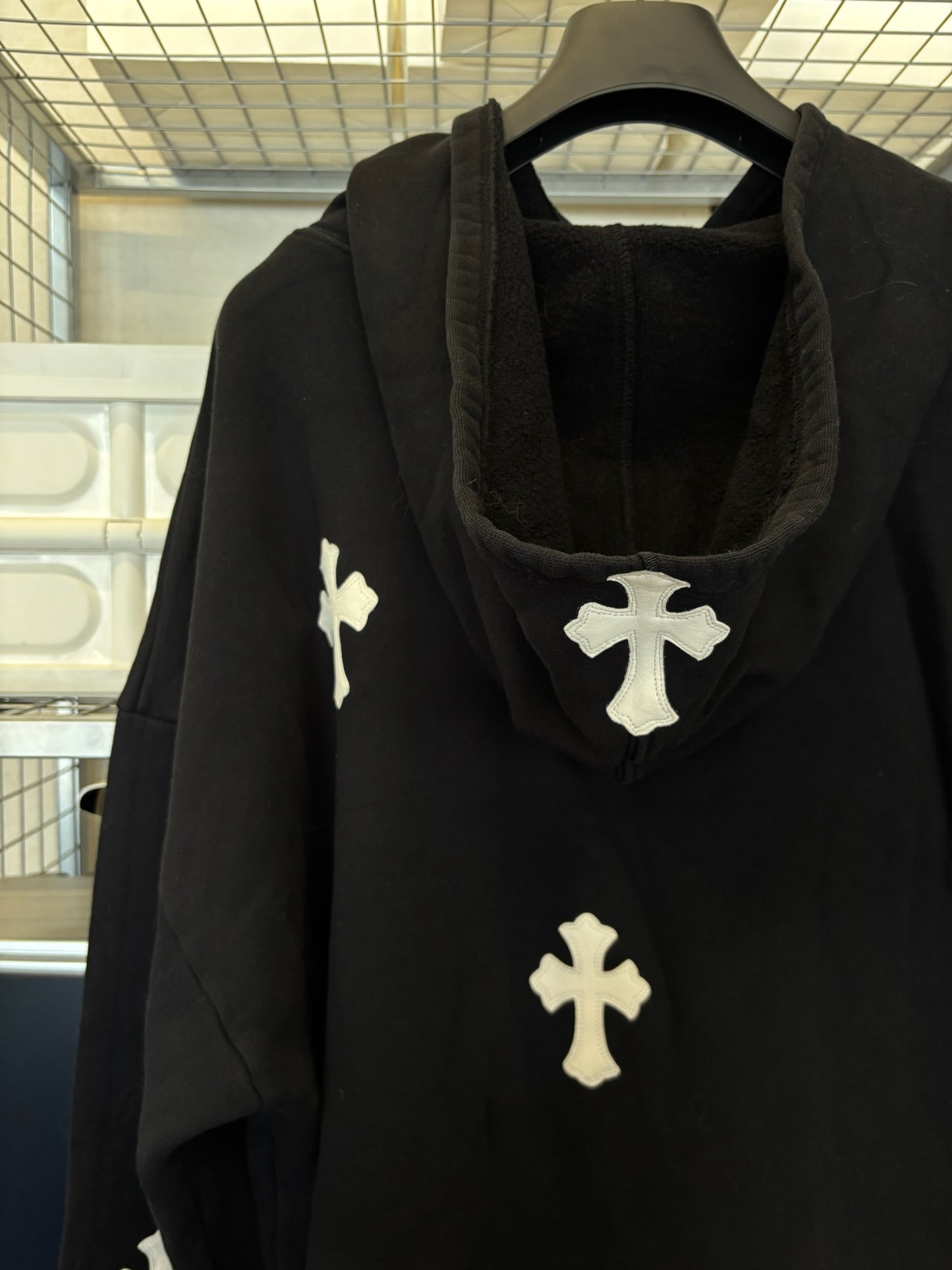 Chrome hearts patches hoodie