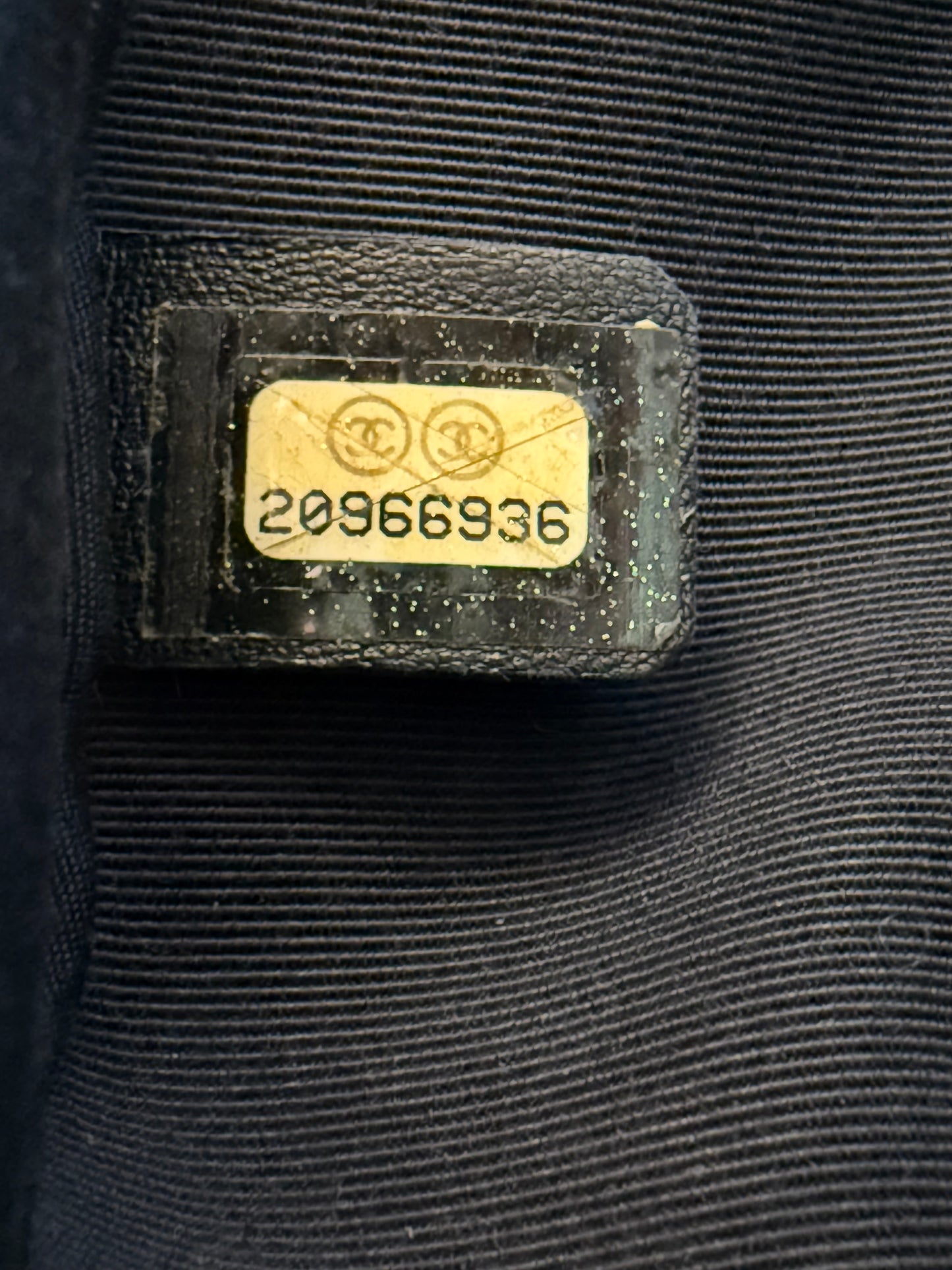 Chanel 14A Paris Dallas denim patches boy bag