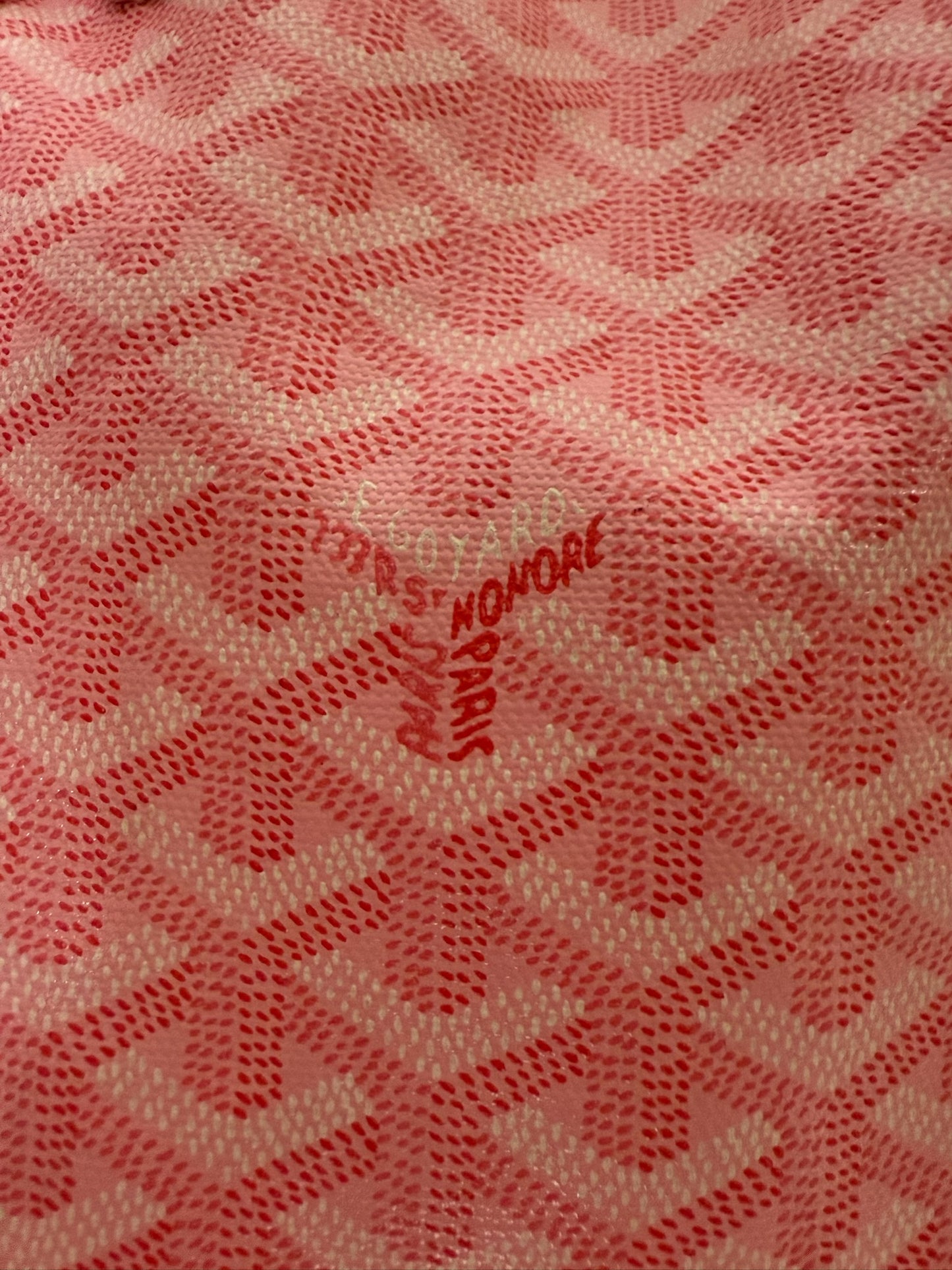 Goyard japan exclusive sakura pink GM tote bag