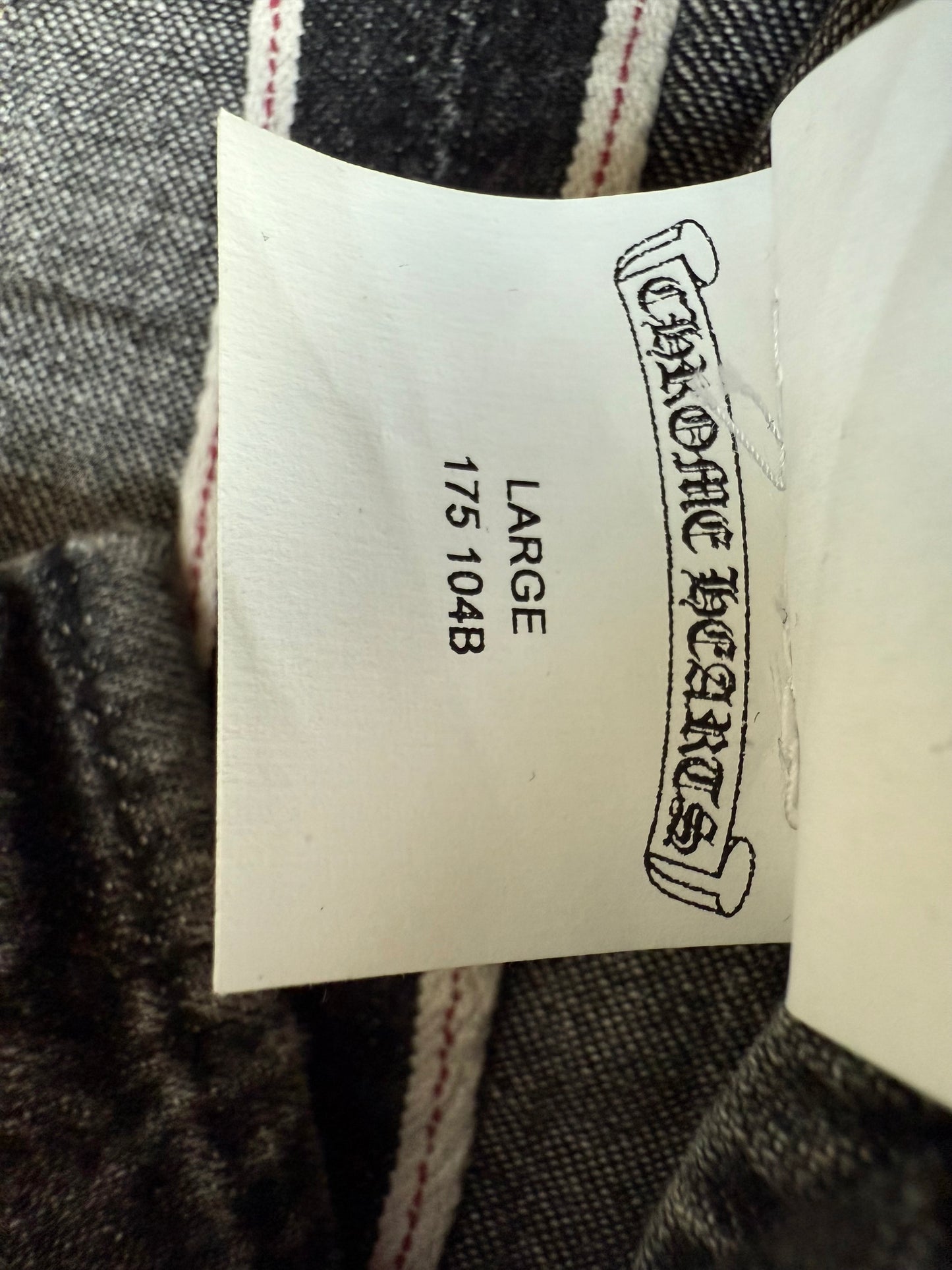 Chrome Hearts Flooded Patchwork Denim Shirt