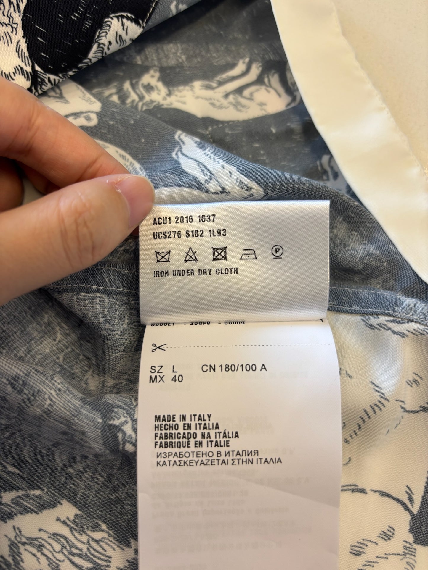 Prada FW16 Black Utopia Shirt