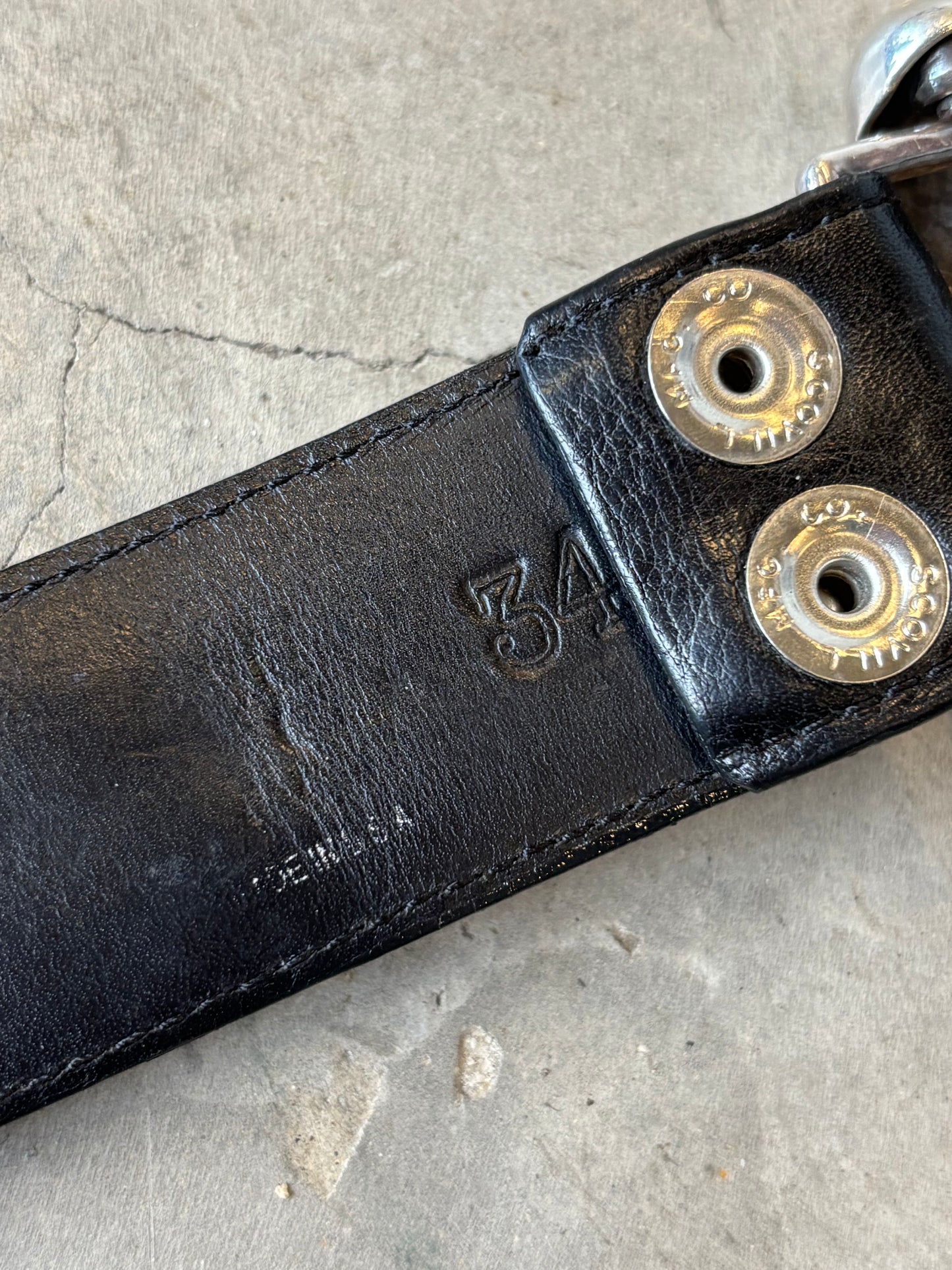Chrome Hearts Rolling Stones Belt Strap