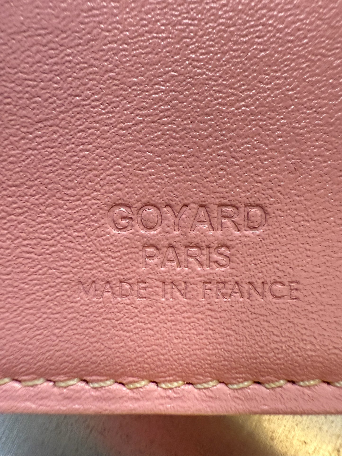 Goyard japan exclusive sakura pink passport holder wallet
