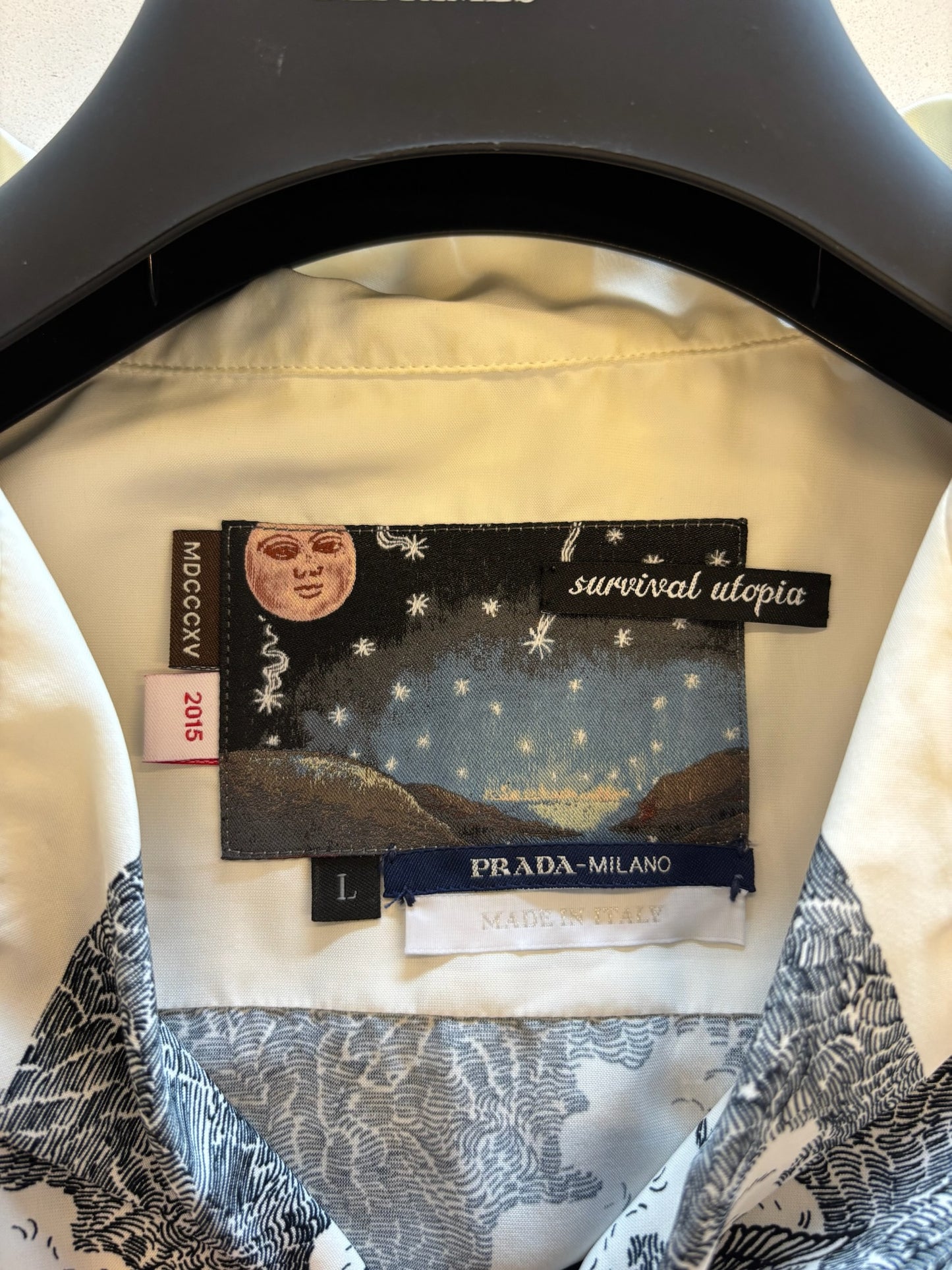 Prada FW16 Black Utopia Shirt