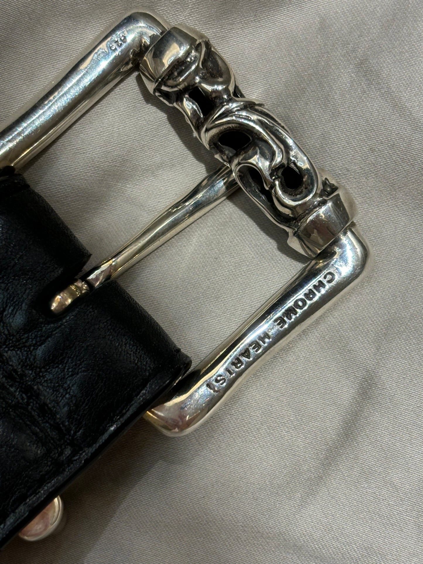 Chrome Hearts multi color cross patches roller belt 34