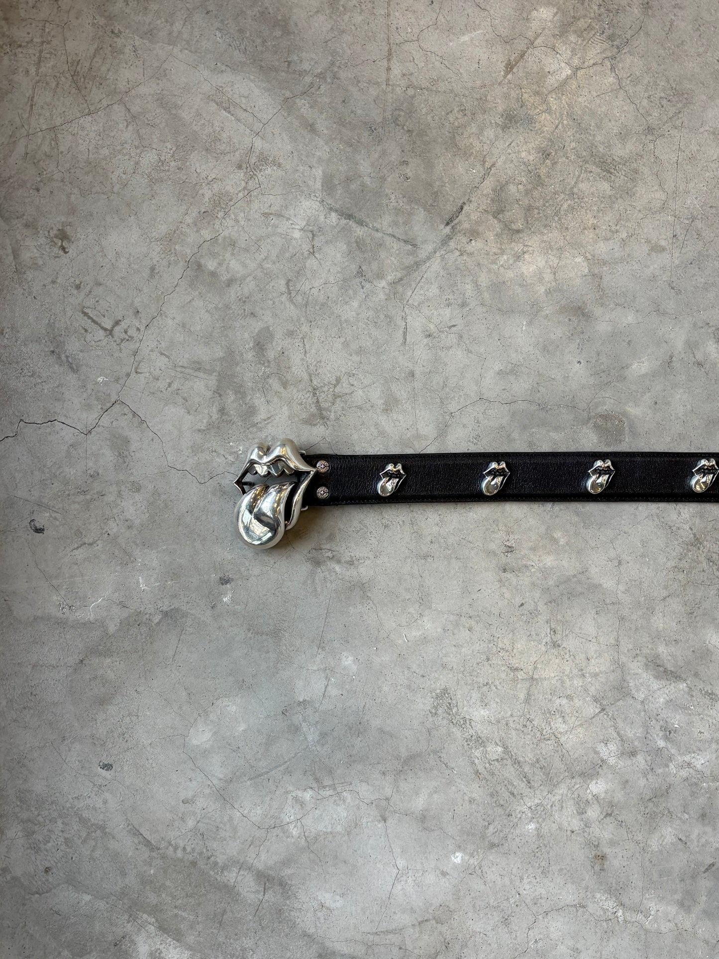 Chrome Hearts Rolling Stones Belt Strap