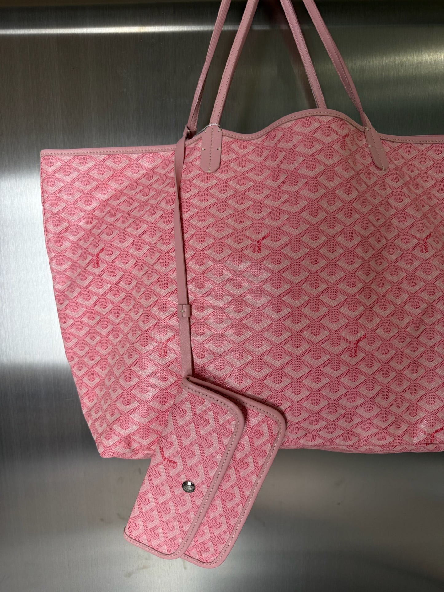 Goyard japan exclusive sakura pink GM tote bag