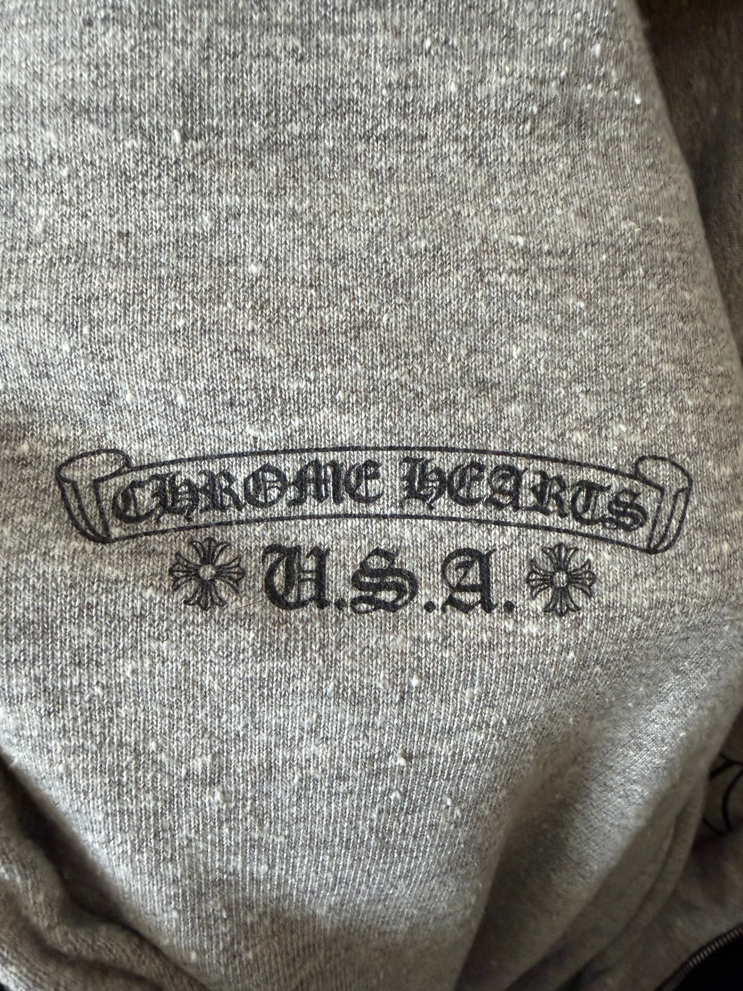 Chrome Hearts G.E.O monogram reversible bomber jacket