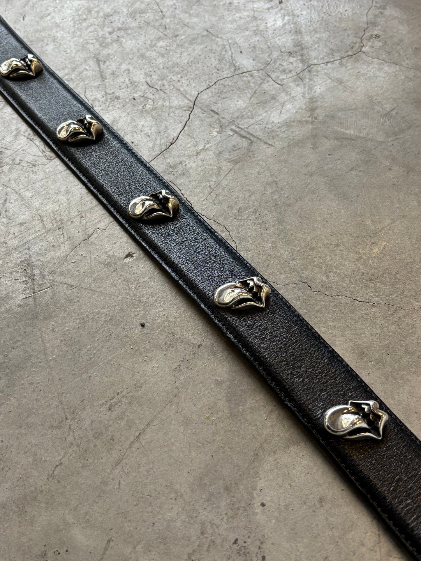 Chrome Hearts Rolling Stones Belt Strap