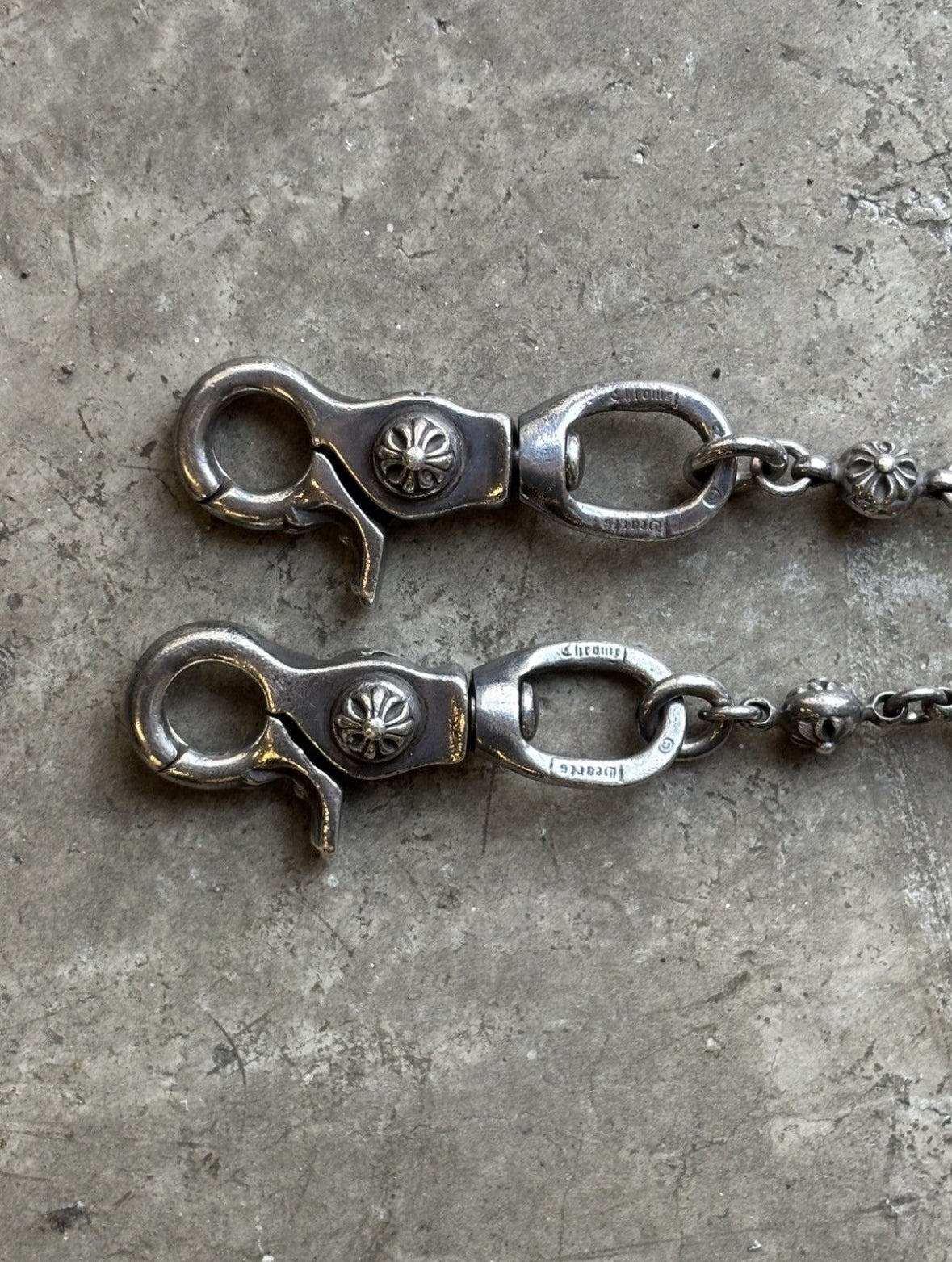 Chrome Hearts Cross Balls Wallet Chain 65cm