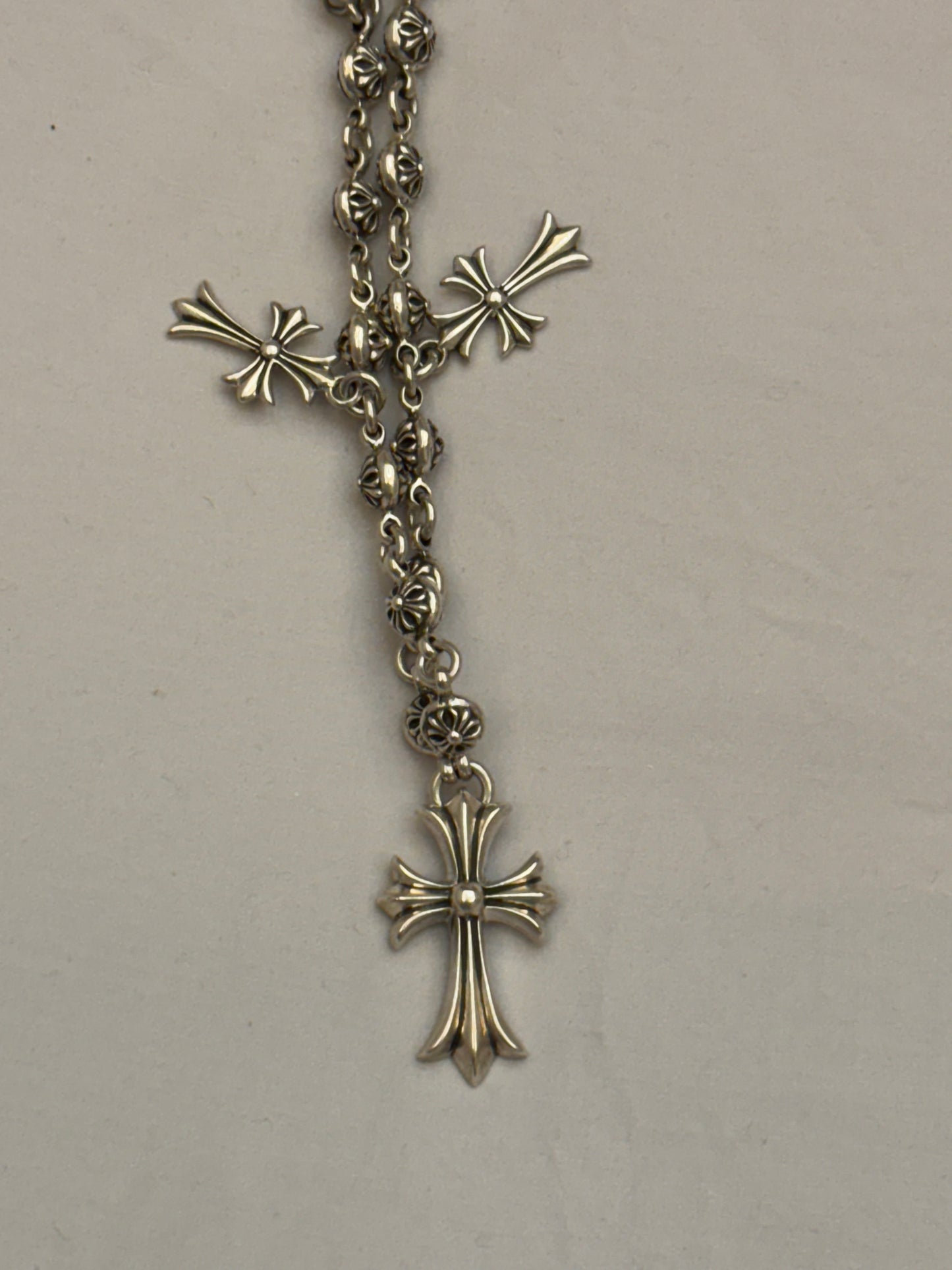 Chrome Hearts Tiny Cross pendant wallet chain