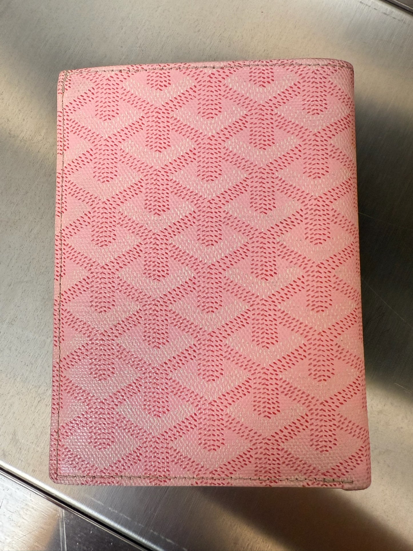 Goyard japan exclusive sakura pink passport holder wallet