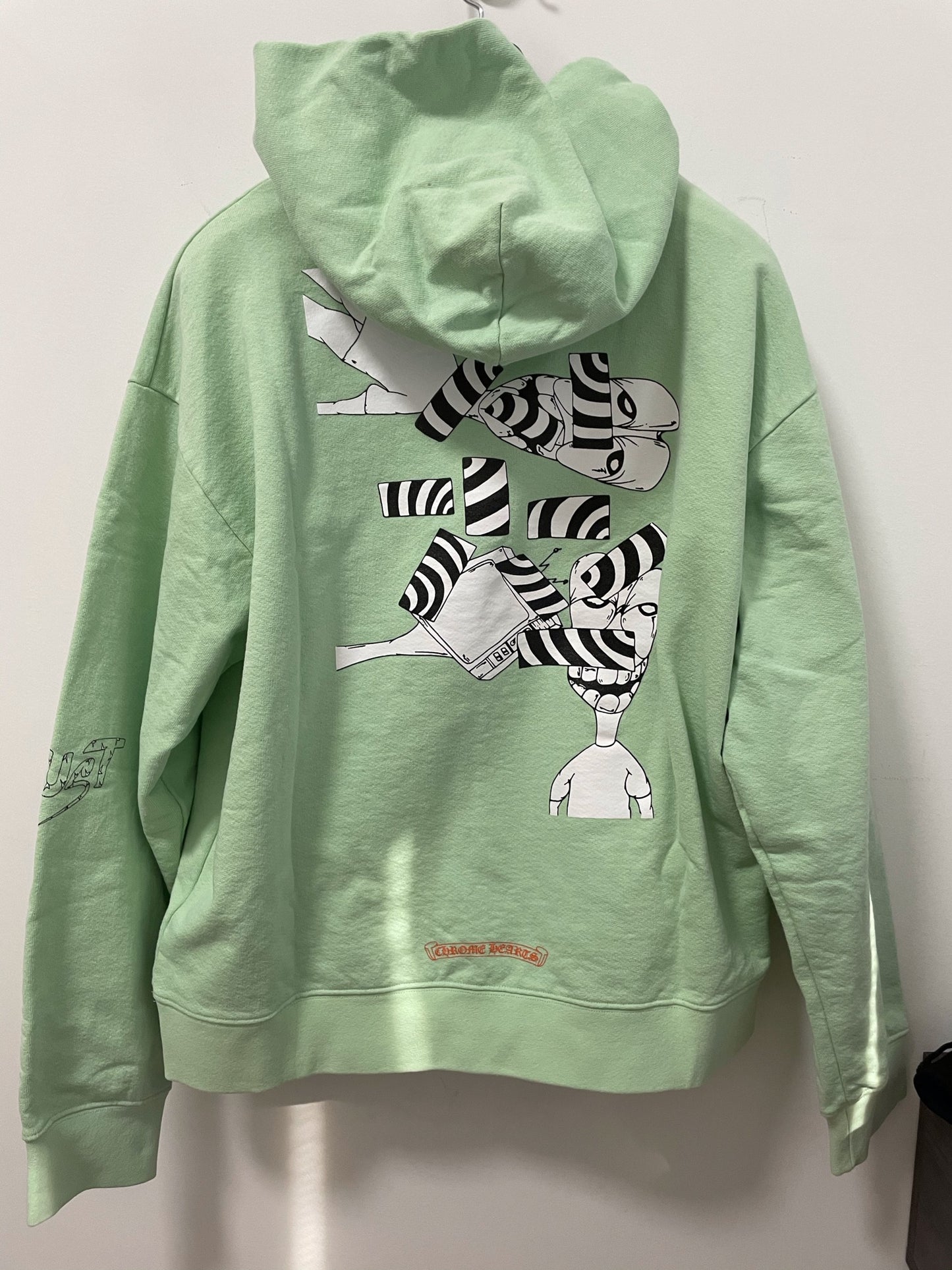 Chrome Hearts mattyboy lime green hoodie