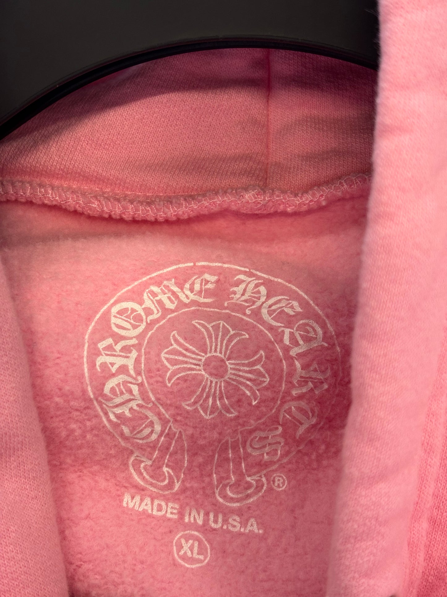Chrome Hearts Online Exclusive Pink Hoodie