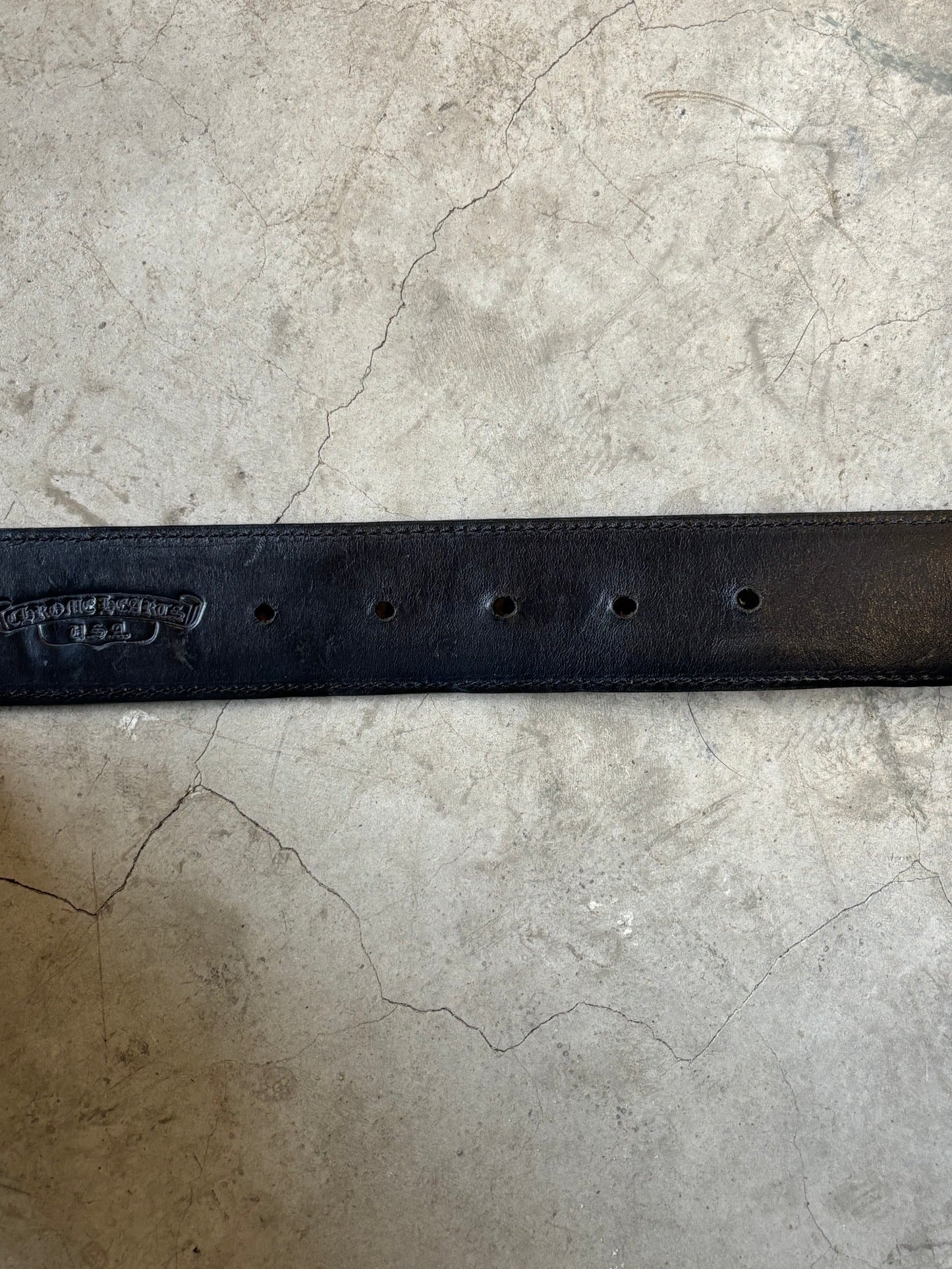 Chrome Hearts Rolling Stones Belt Strap