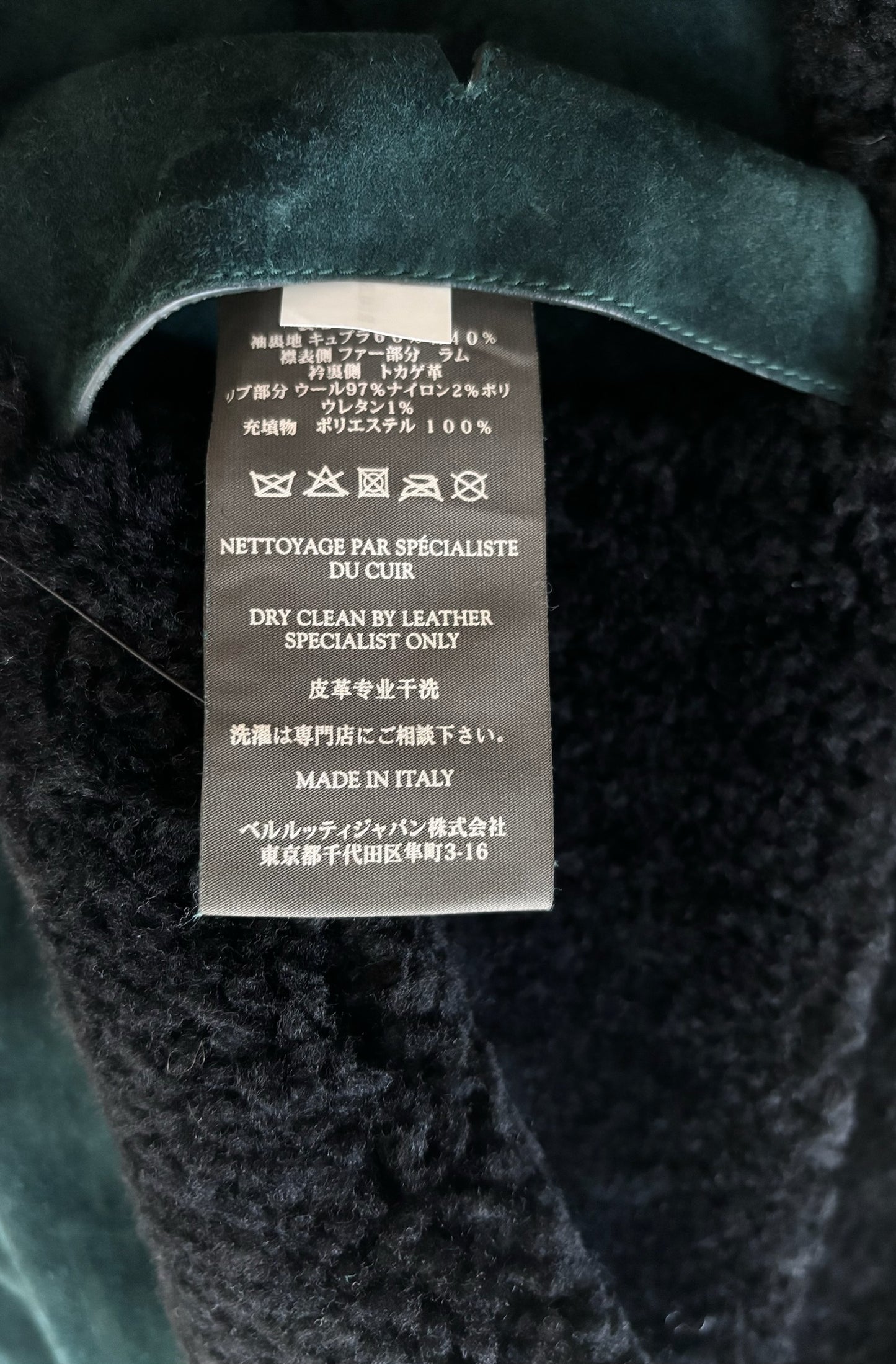 Berluti lizard shearling jacket