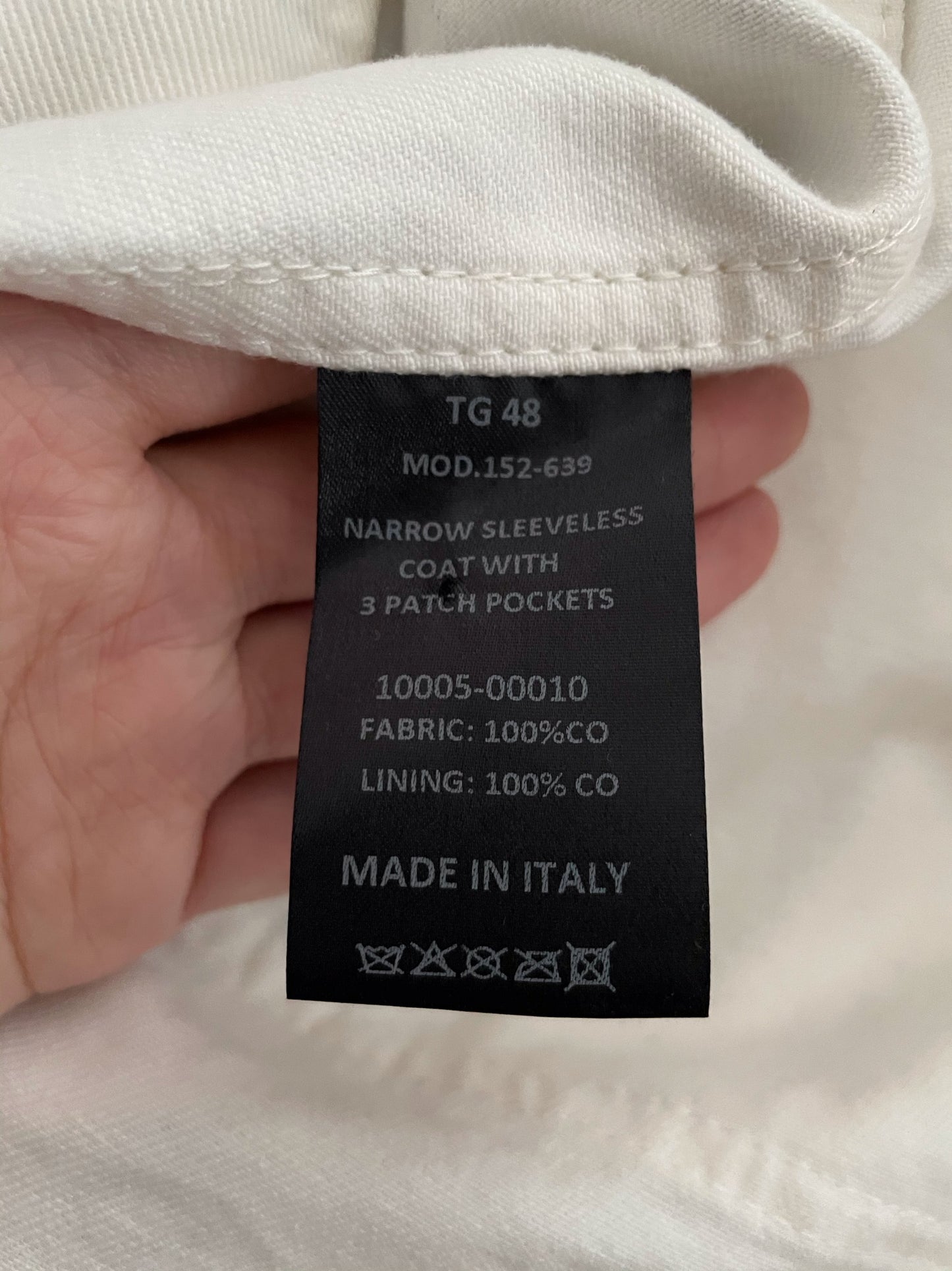 Raf Simons Fw15 graffiti handscript vest Lab coat