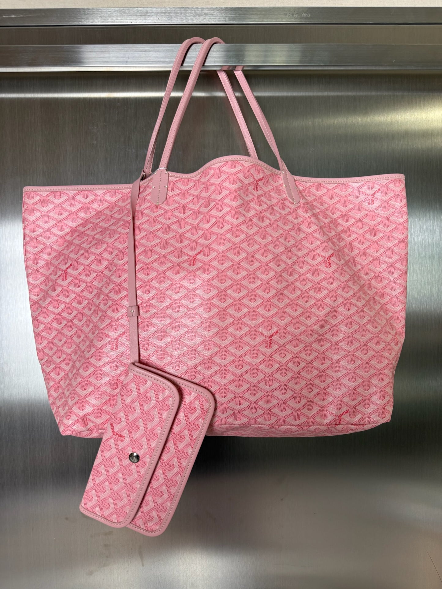 Goyard japan exclusive sakura pink GM tote bag