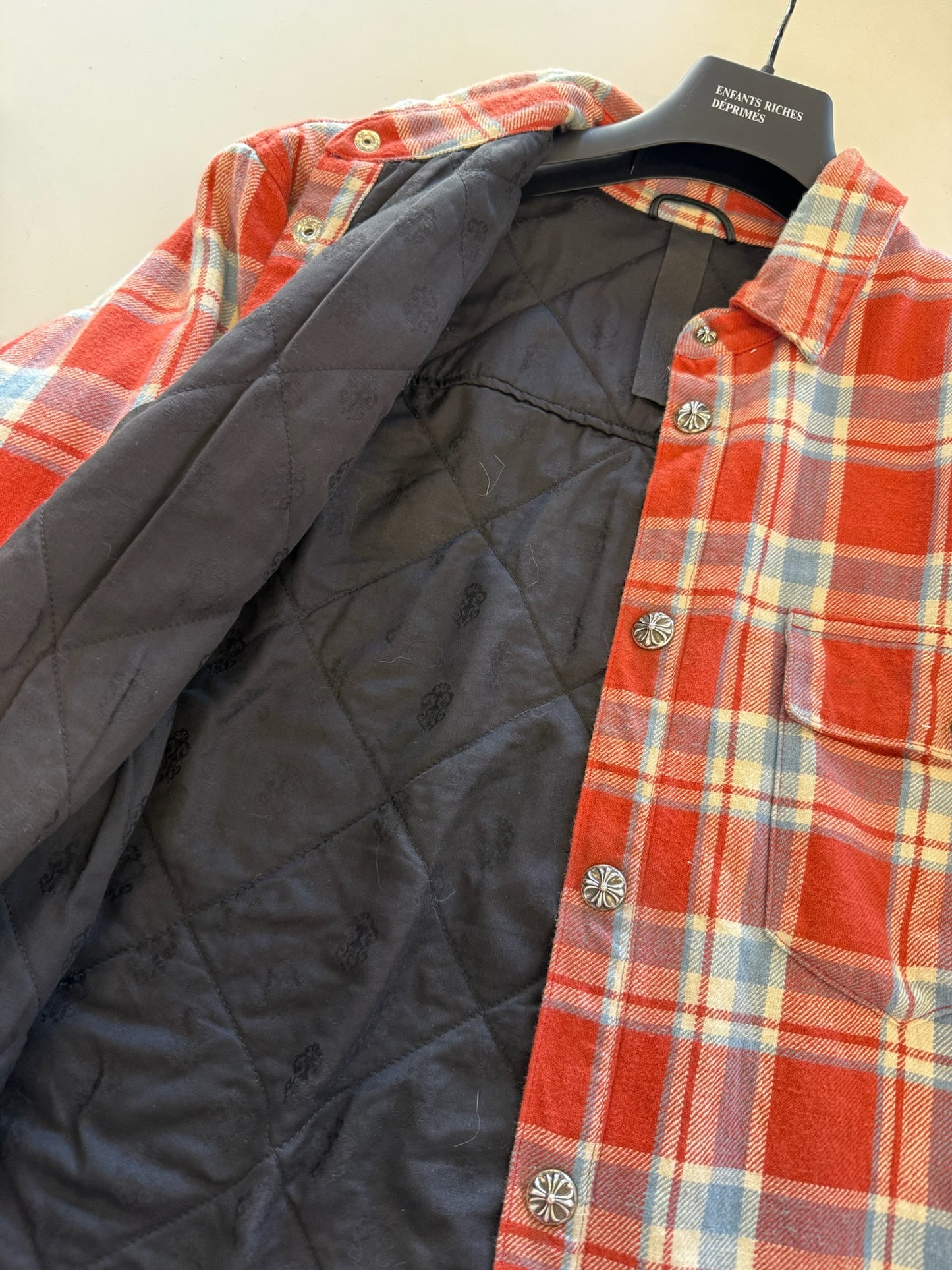 Chrome Hearts Padded Flannel Shirt