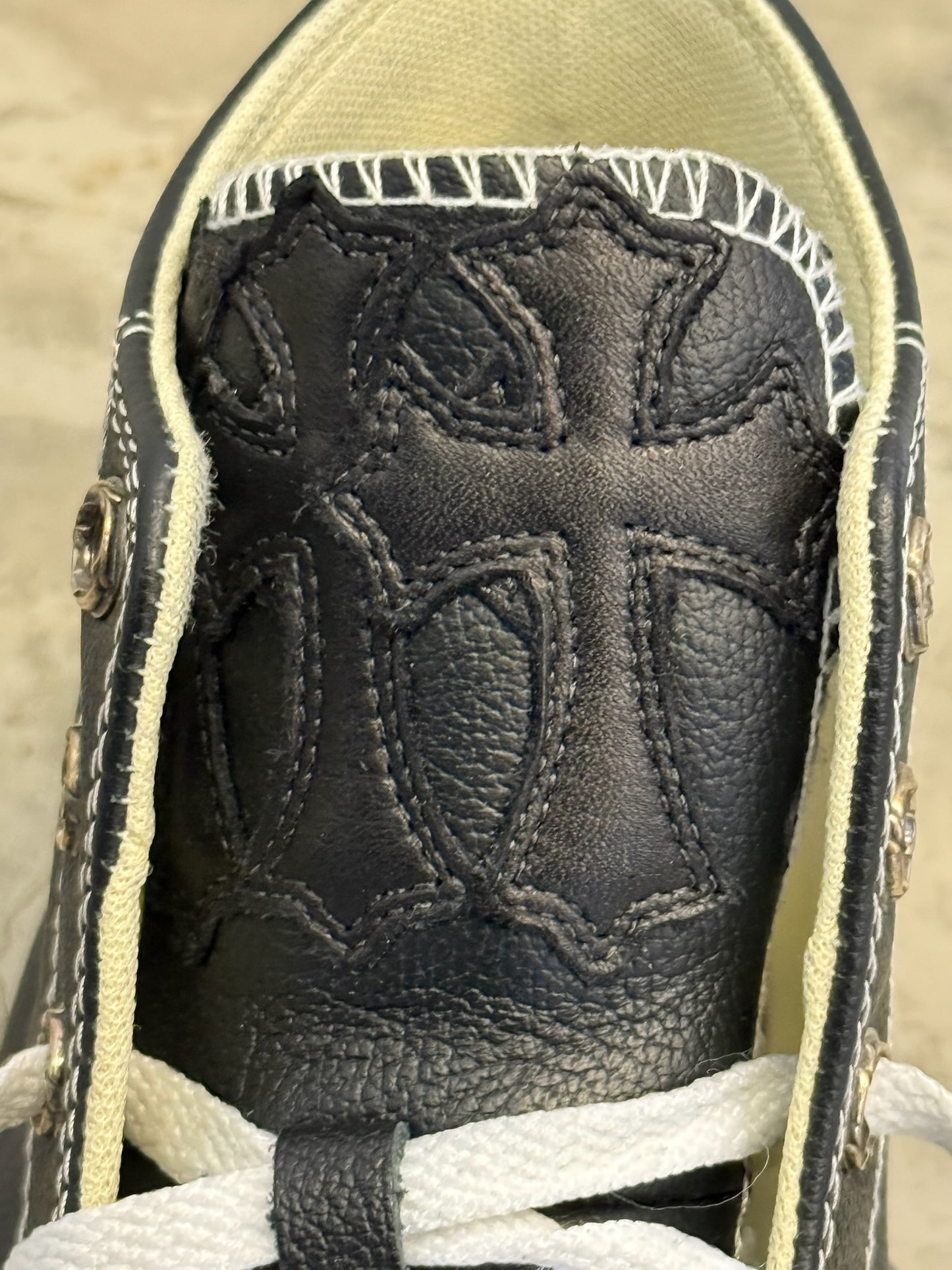 Chrome hearts patches converse