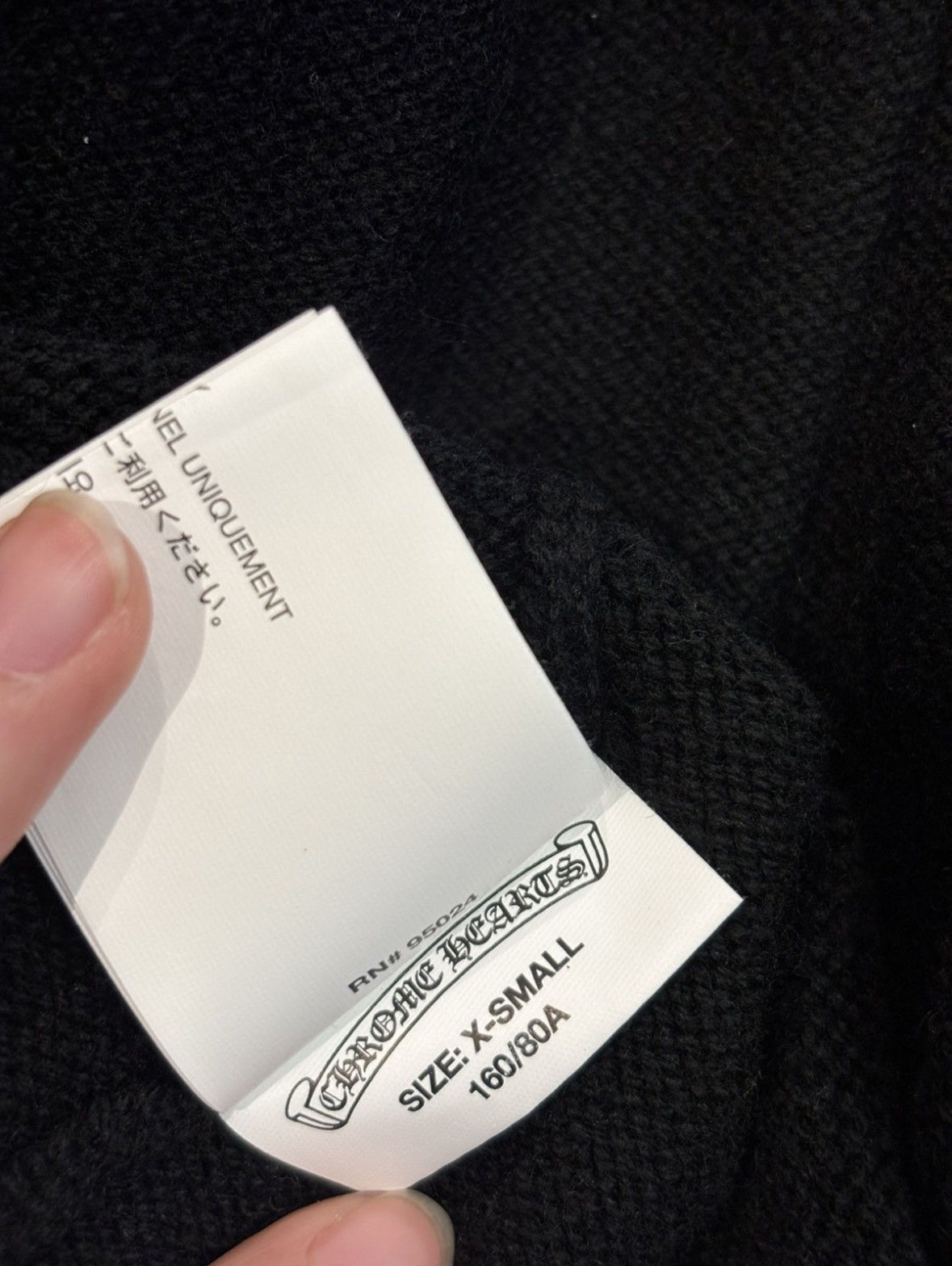 Chrome Hearts Cross Patches Cashmere Hoodie